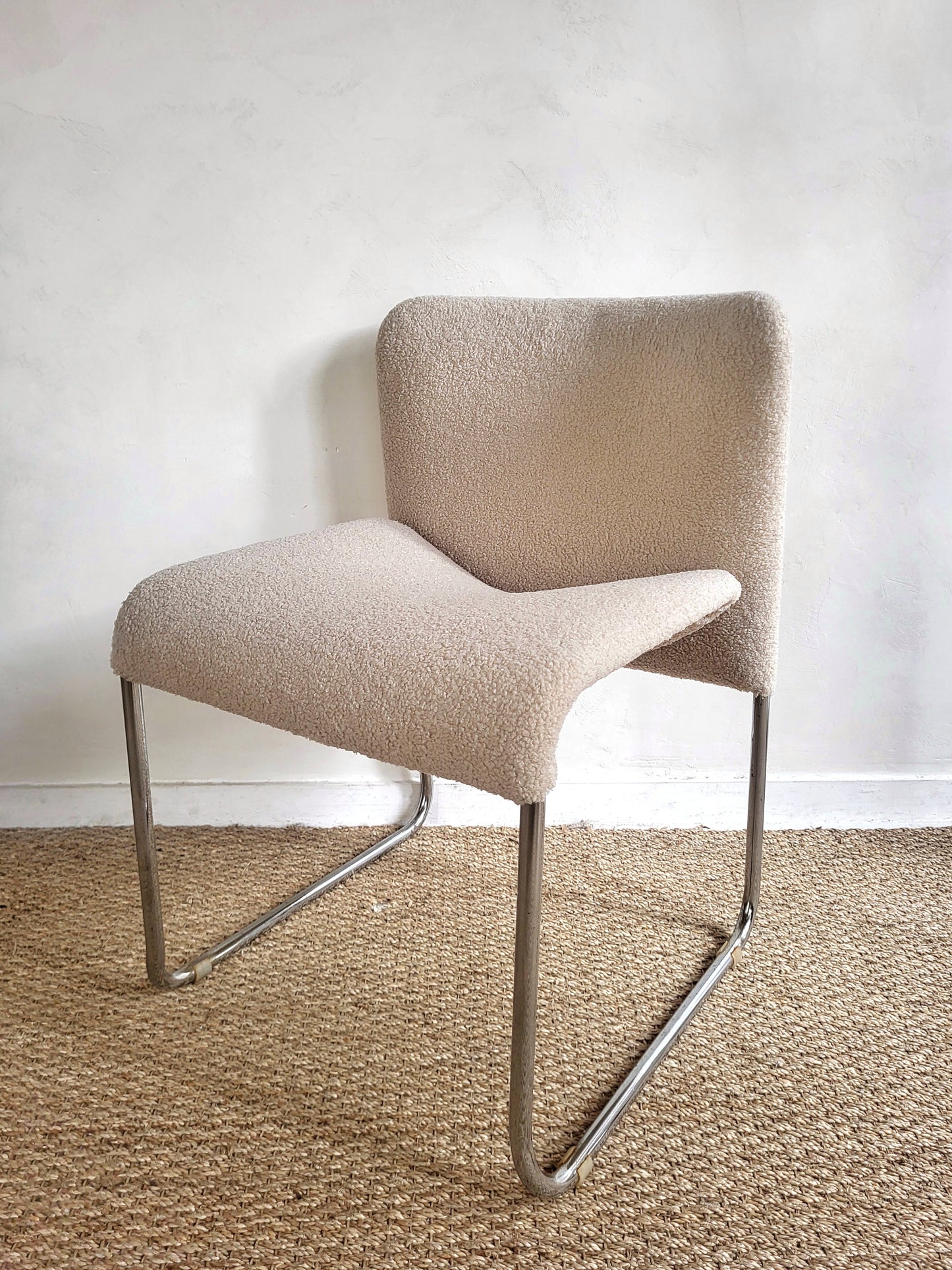 Chaises 70s bouclette