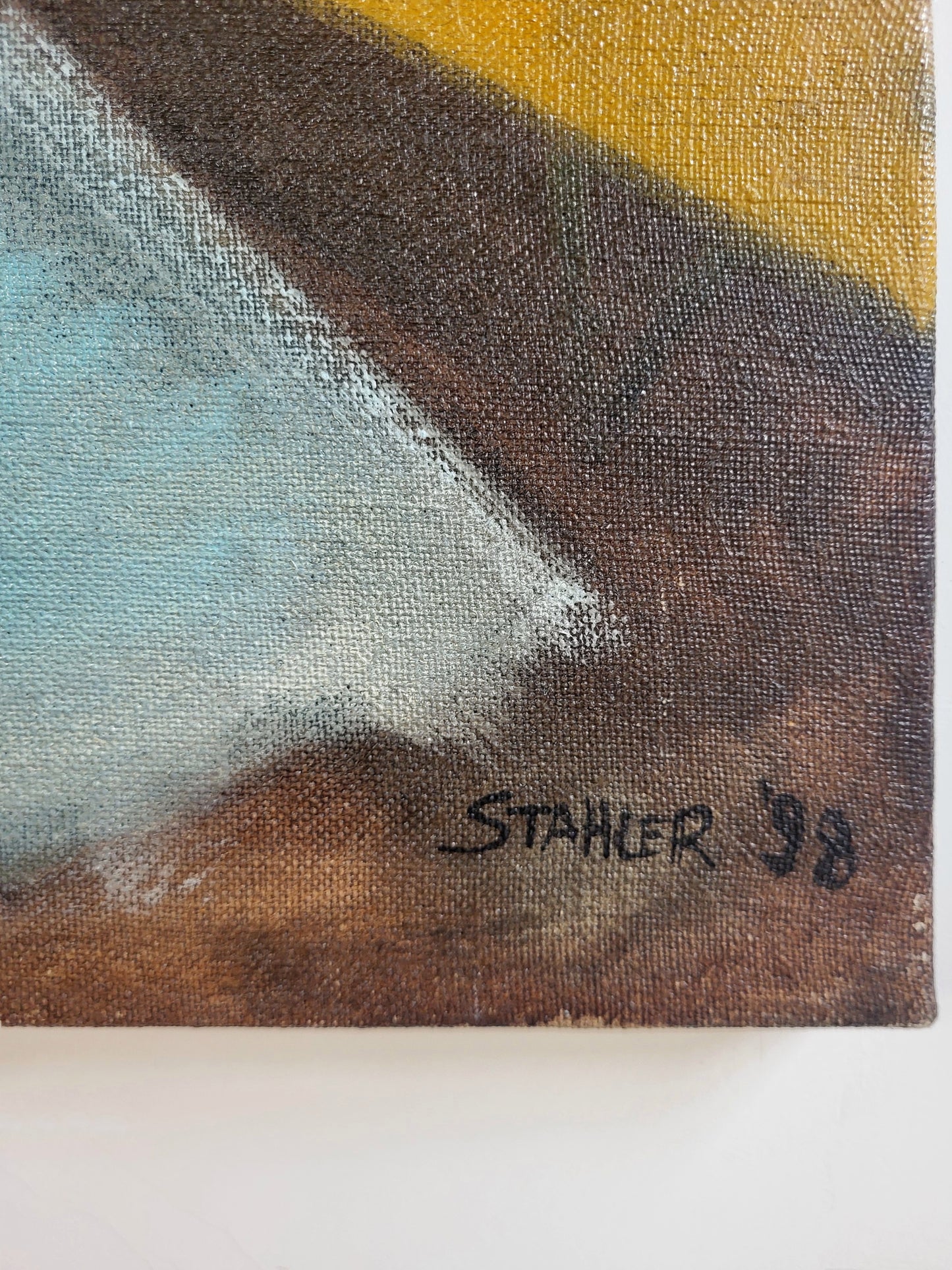 Toile signée Stahler de 1998