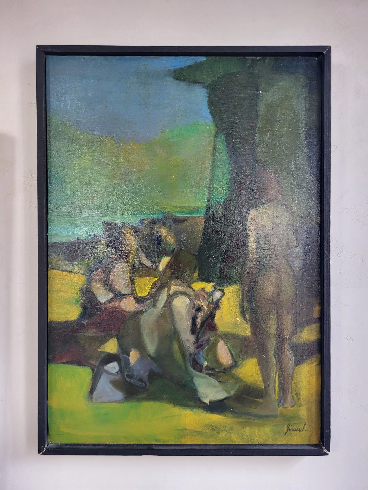 Toile "La Menace" de Joël Giraud