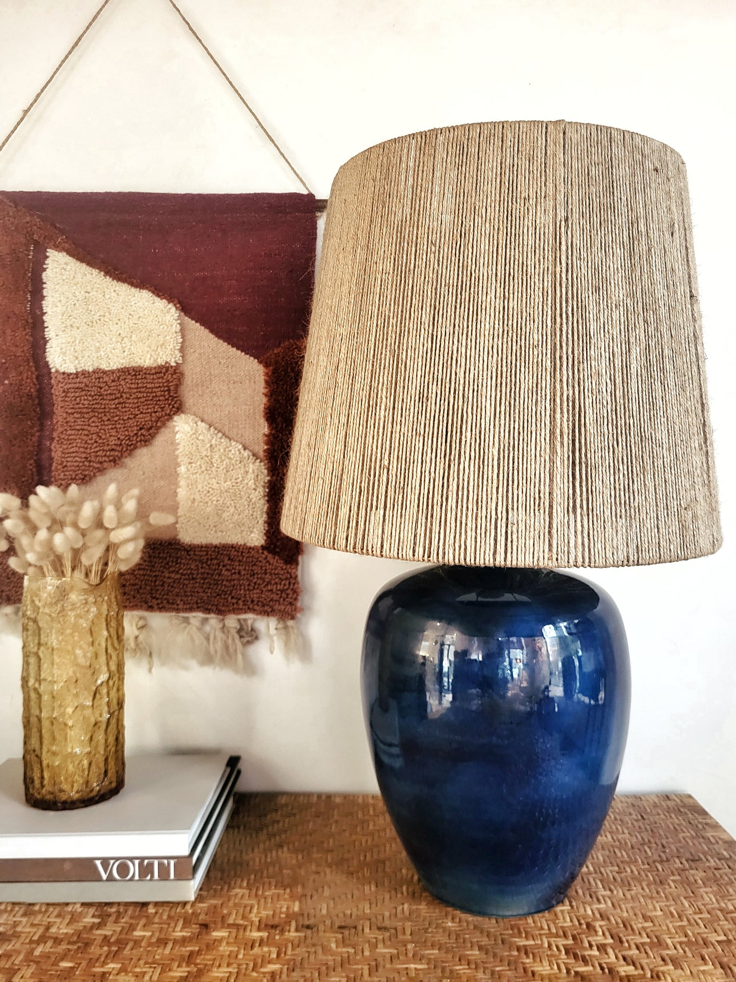 Grande lampe en céramique