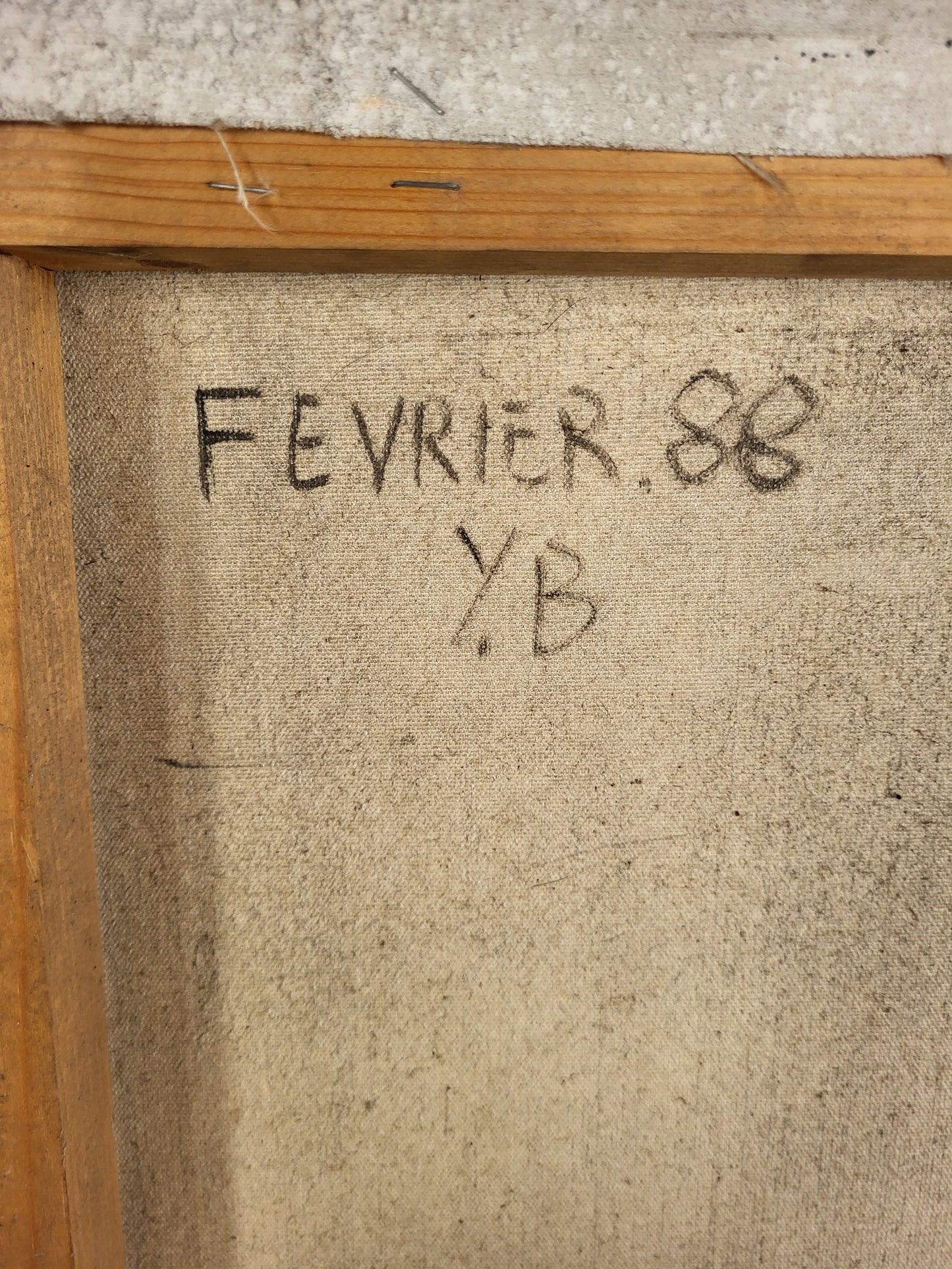 Grande toile de 1988