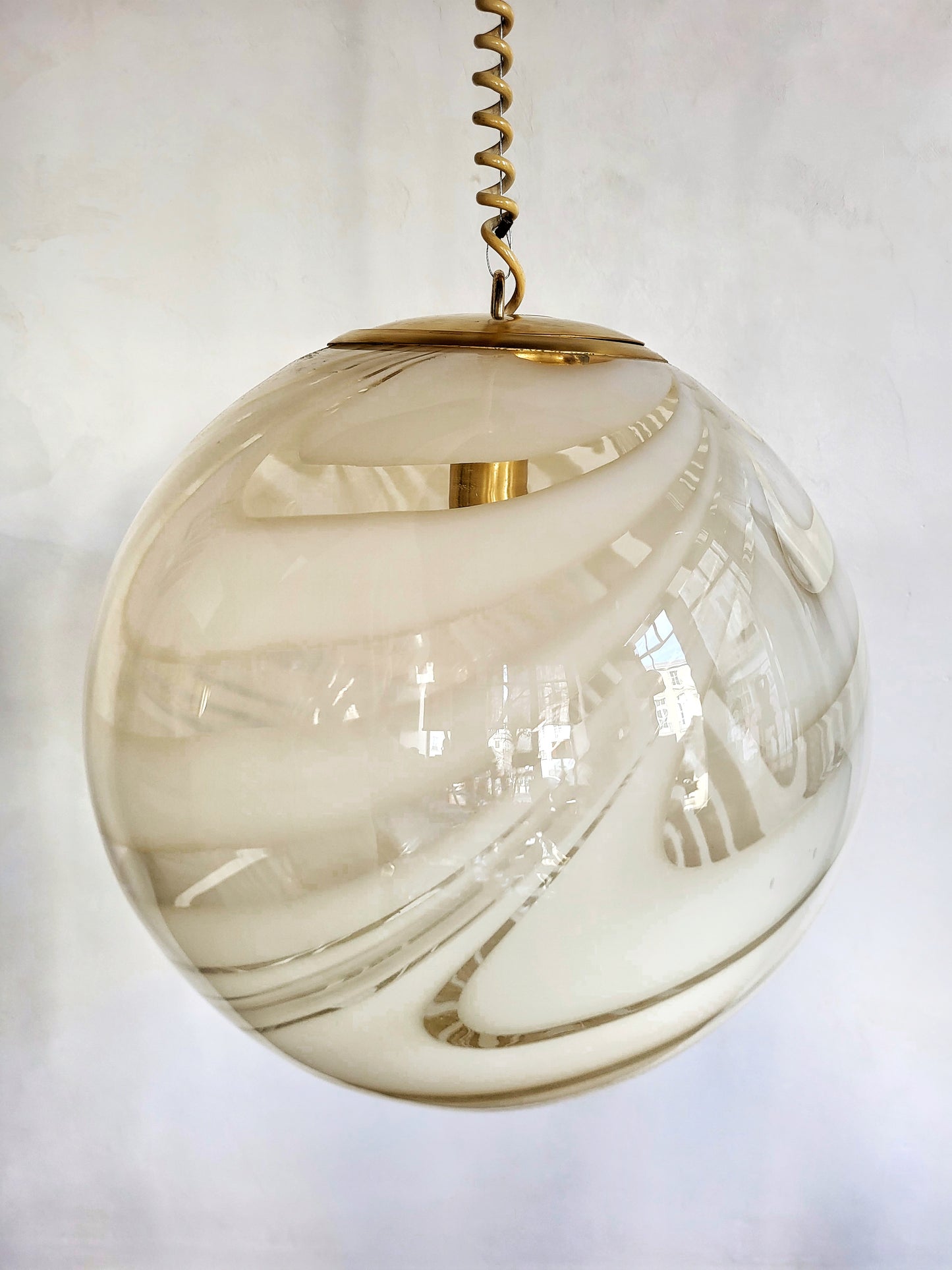 Suspension en verre Murano