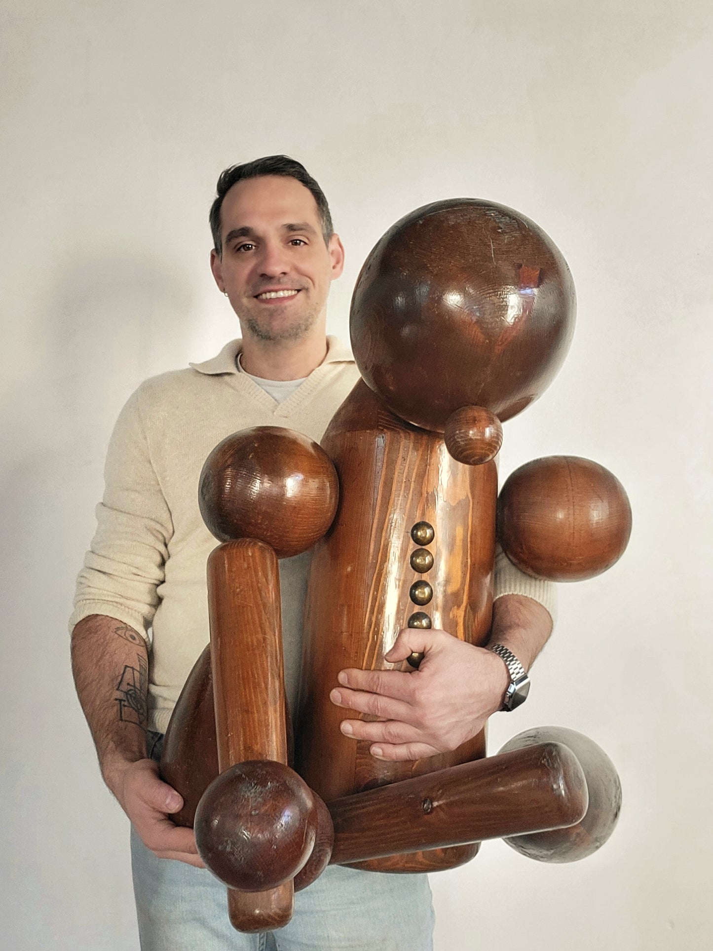 Grande sculpture en bois
