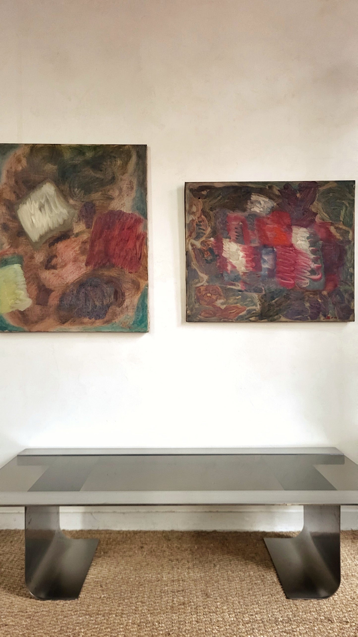 Peinture abstraite signée