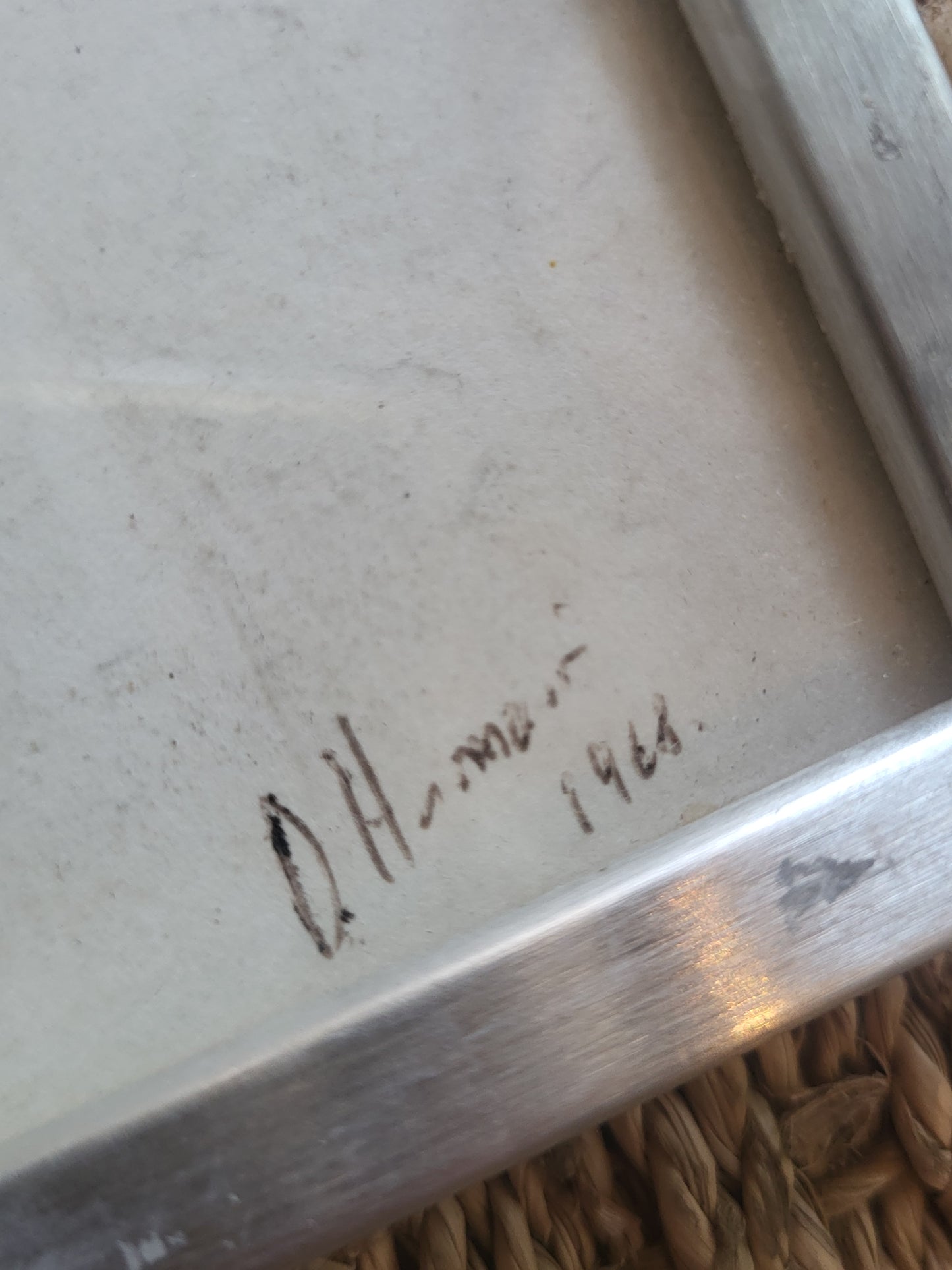 Peinture de Daniel Humair de 1968