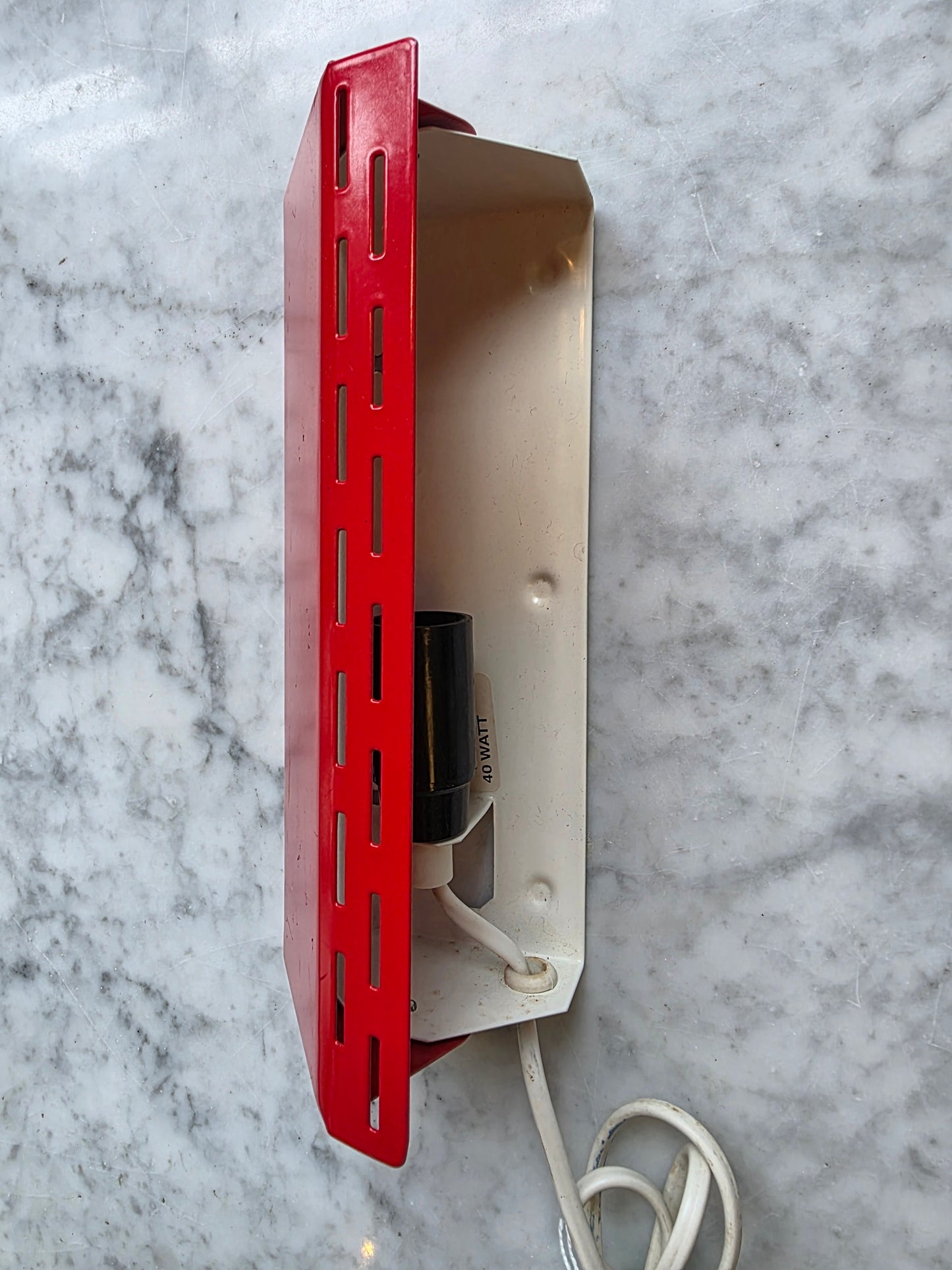 Lampe murale G&G Massive rouge