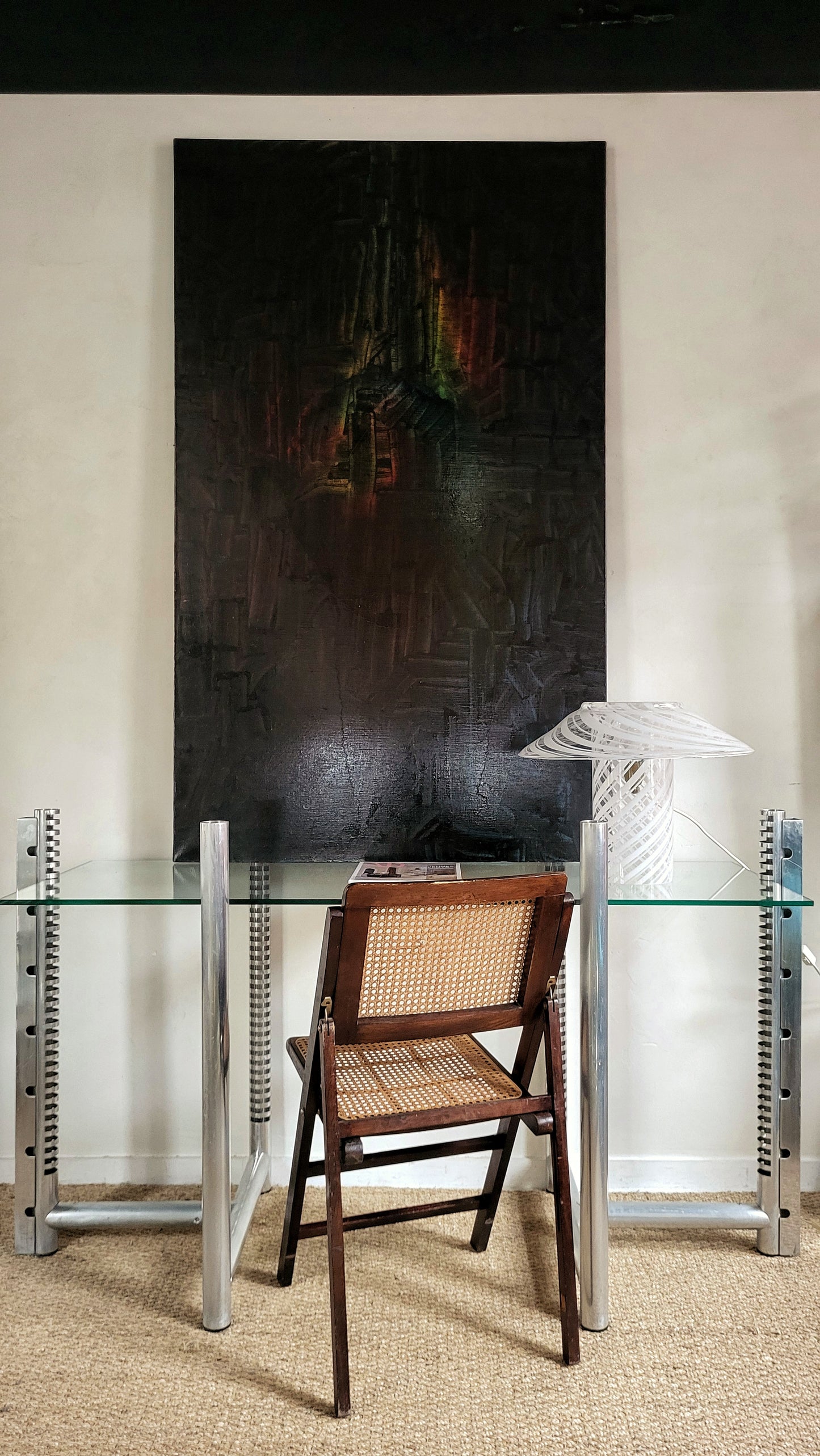 Grande toile abstraite