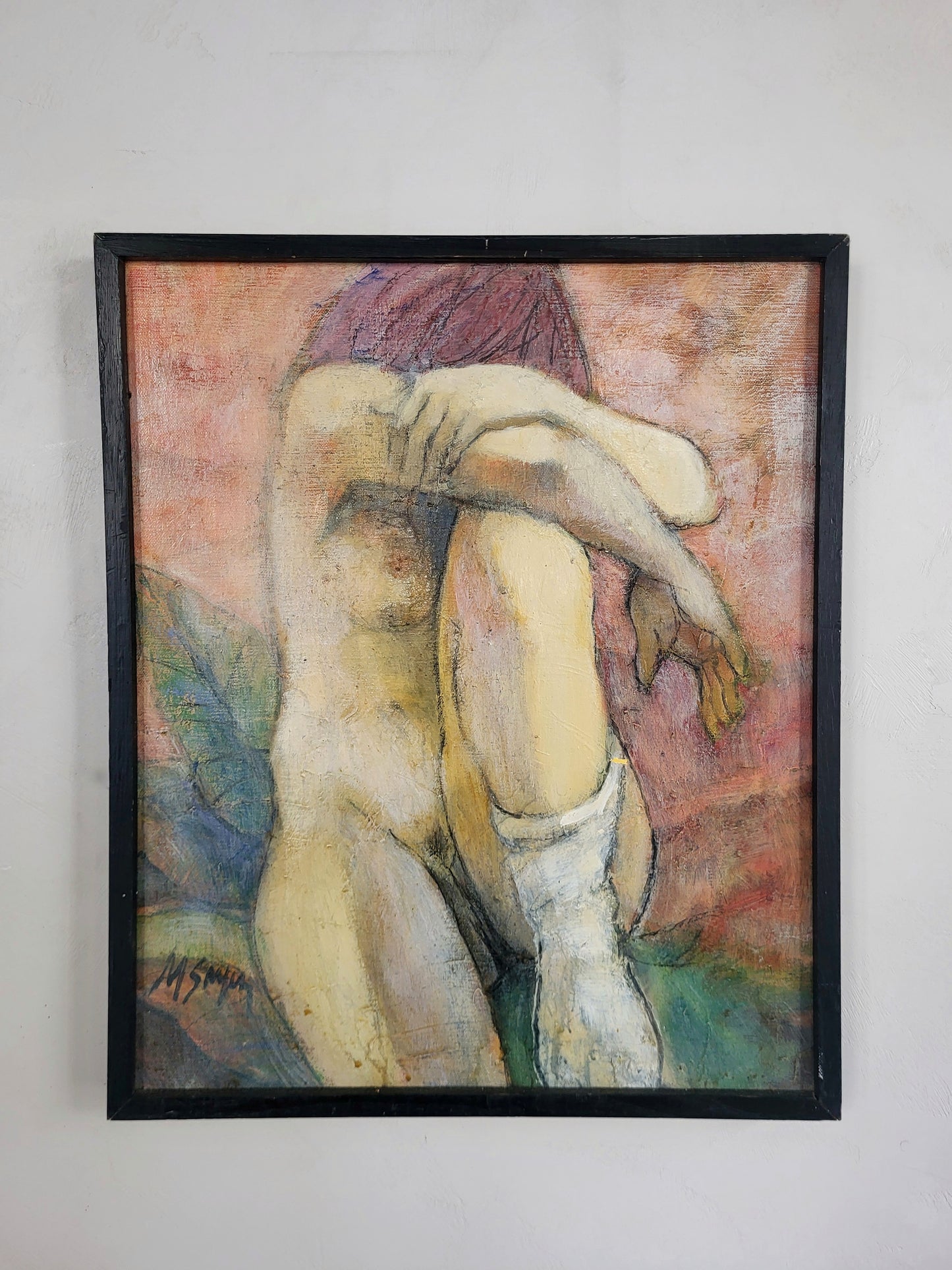 Peinture nu féminin de Marcel Soyez