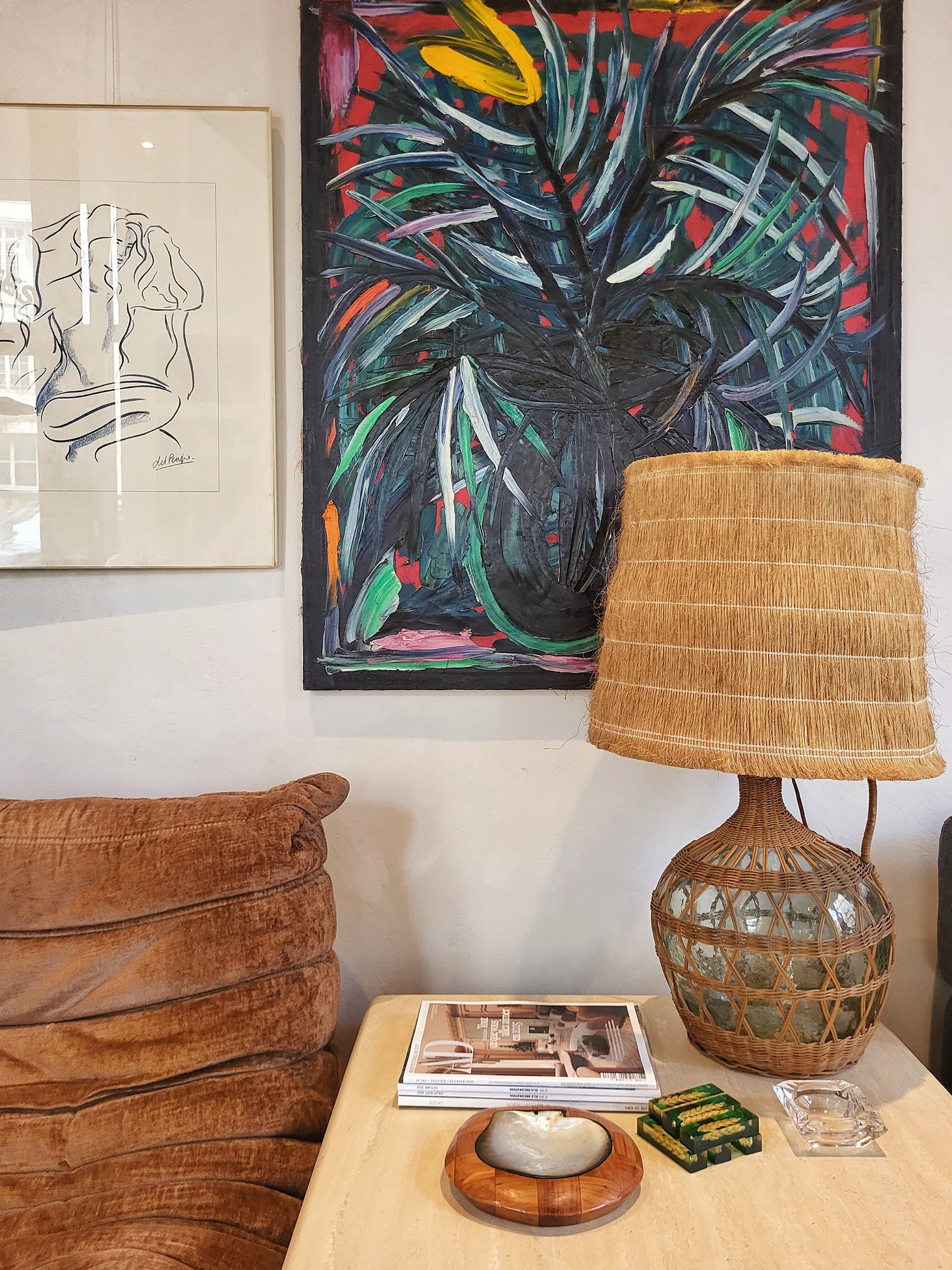 Affiche vintage encadrée