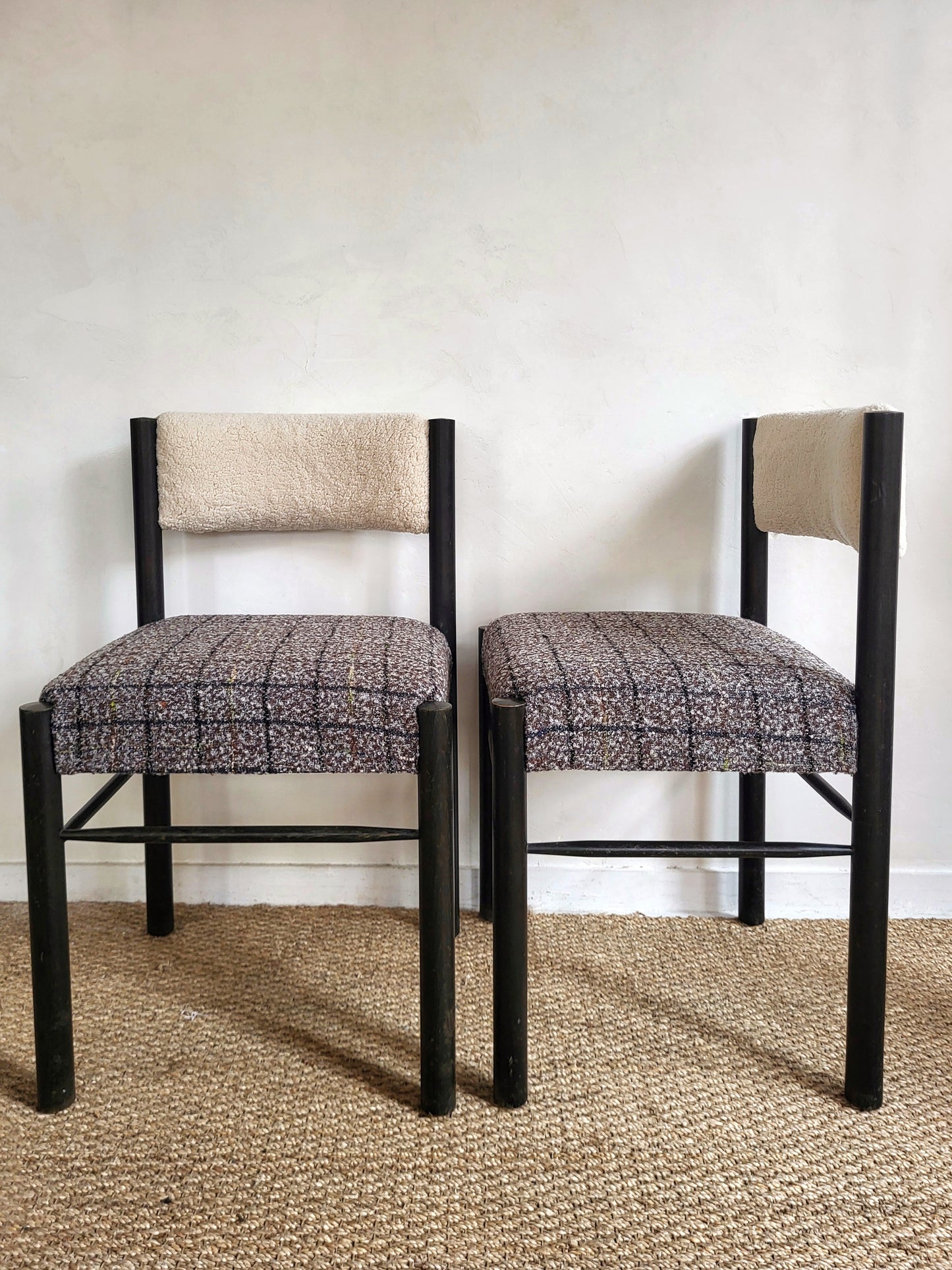 Chaises vintage retapissées