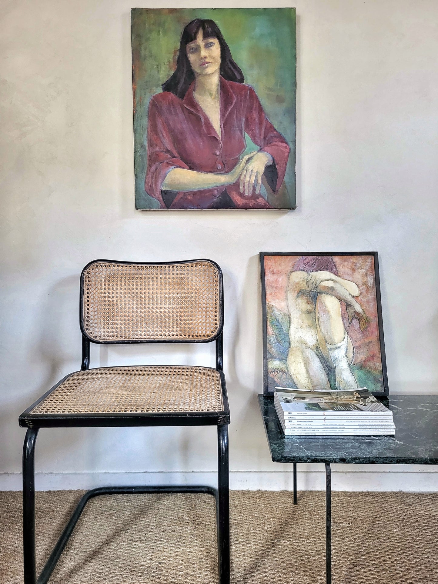 Peinture nu féminin de Marcel Soyez