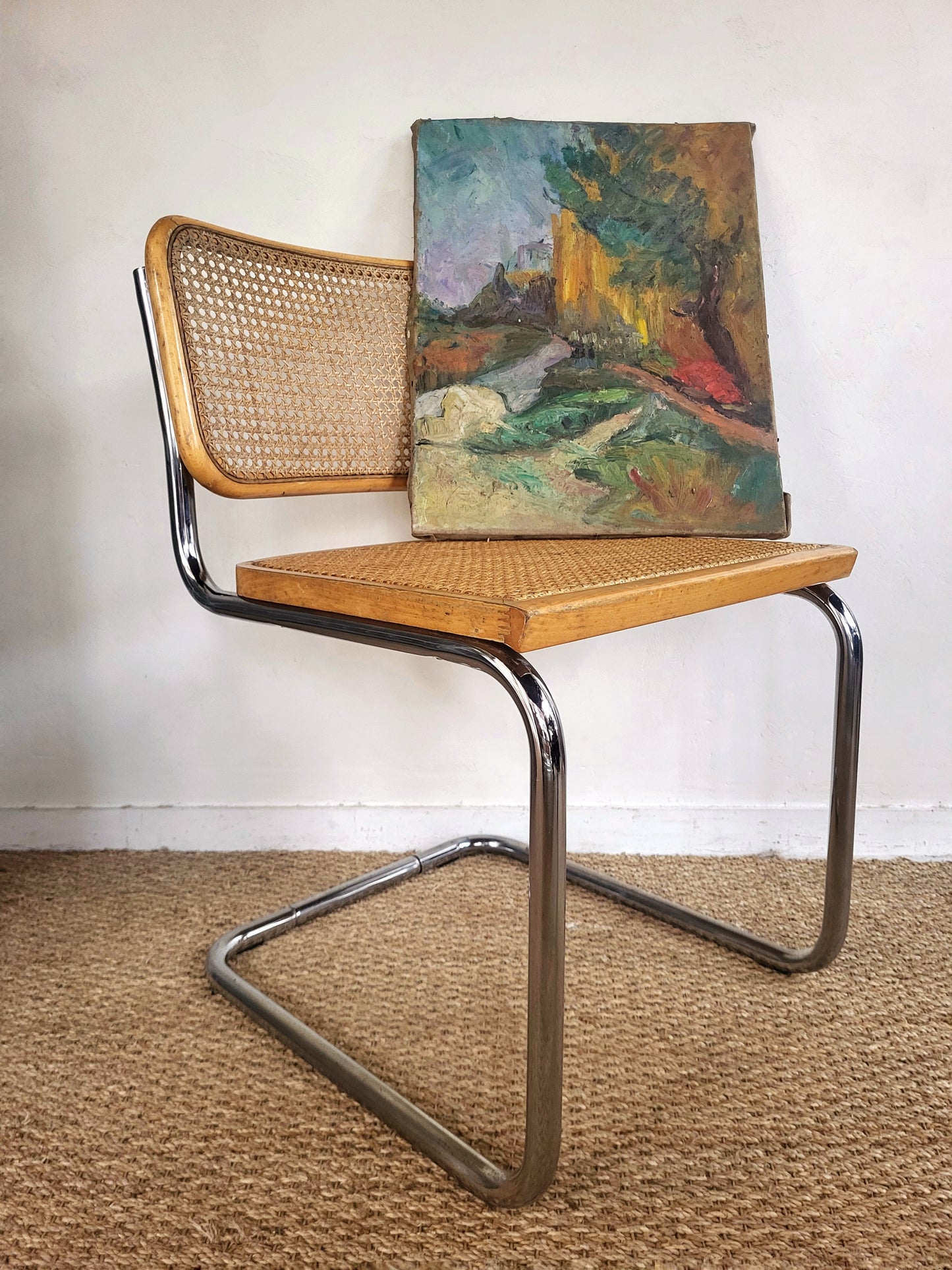 Paysage à l'huile sur toile