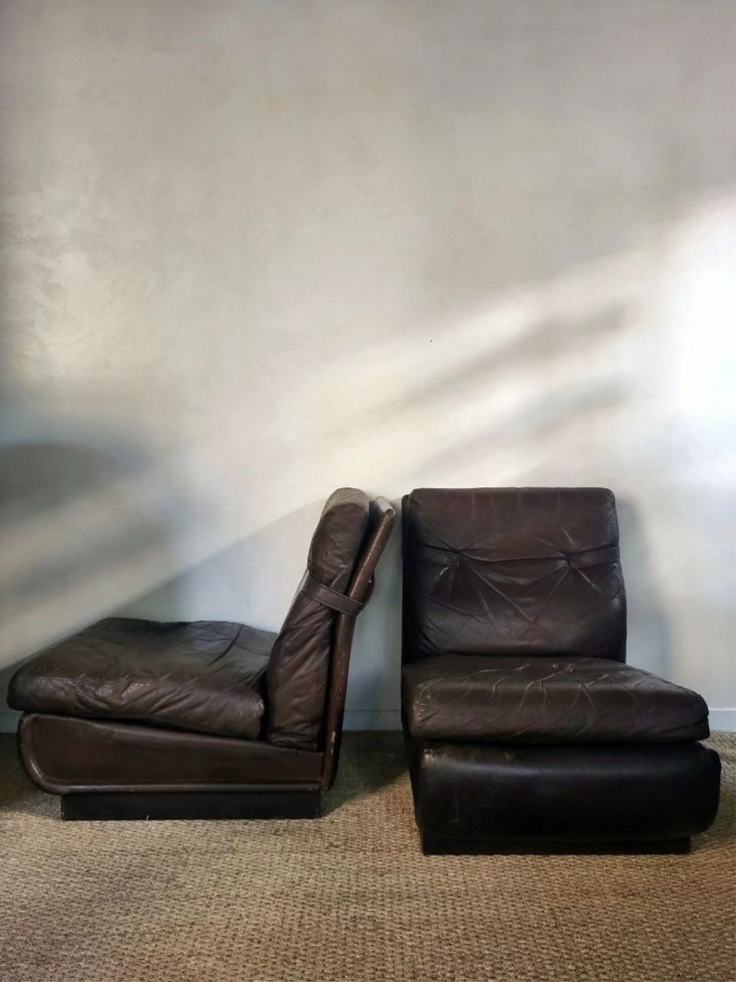 Fauteuil en cuir Roche Bobois