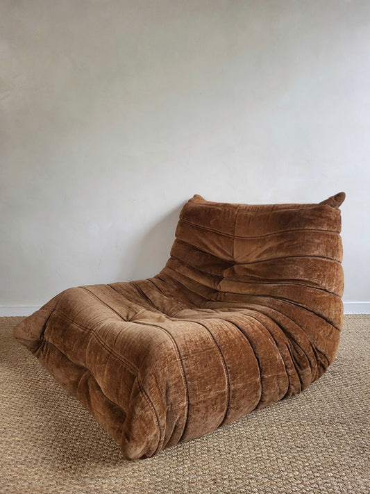 Fauteuil Togo en velours