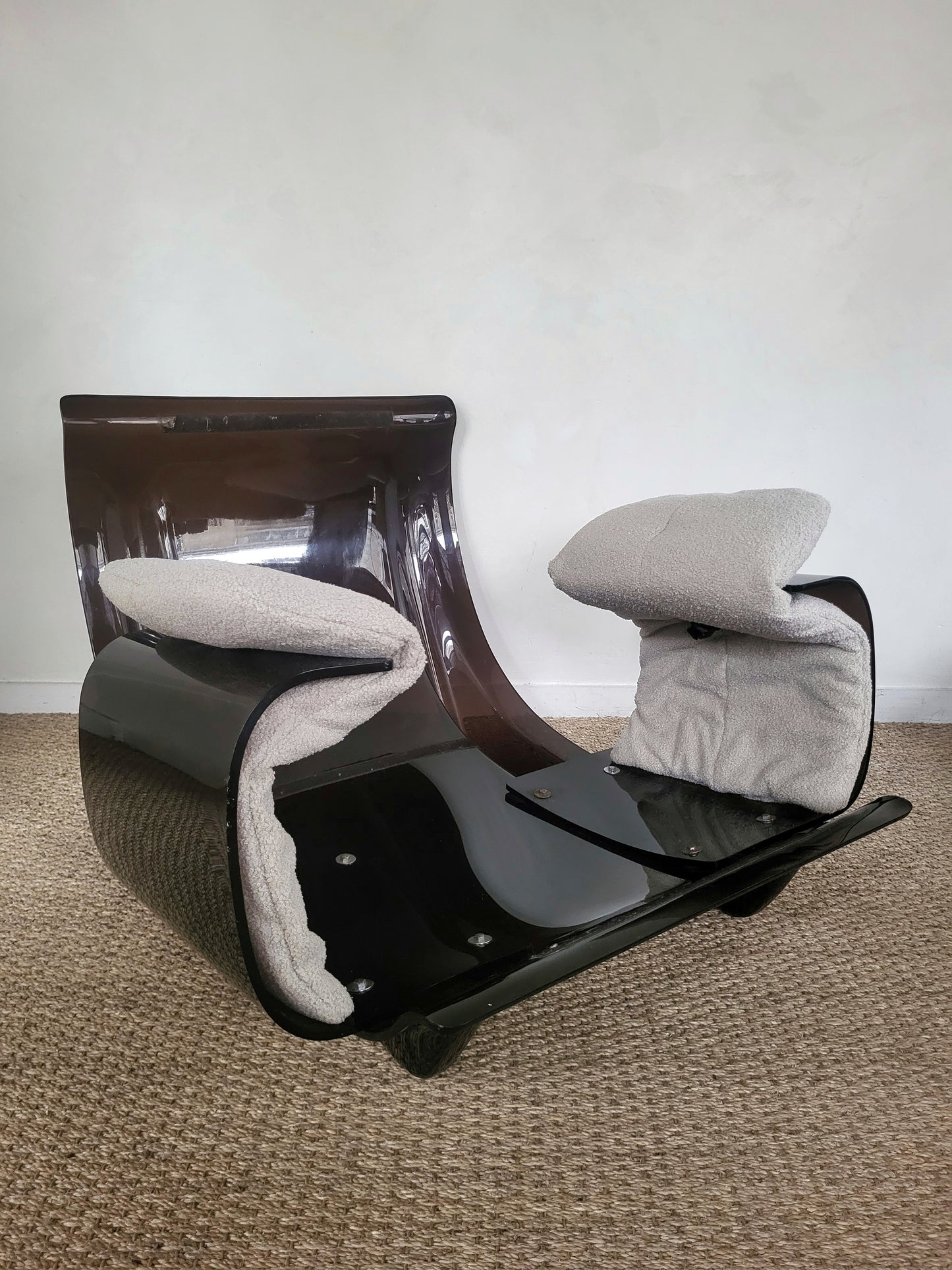 Fauteuil et Ottomane Marsala