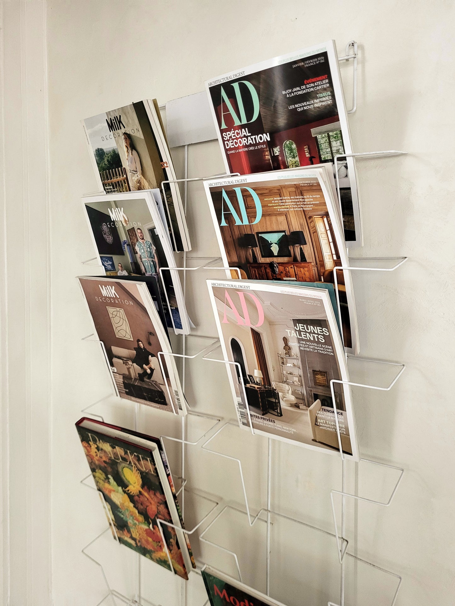 Porte-livres/magazines mural