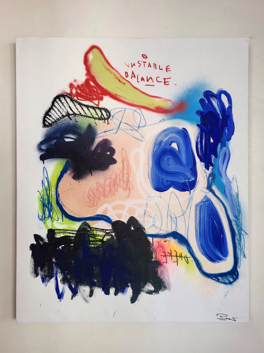 "Unstable balance" par Mr Oreke