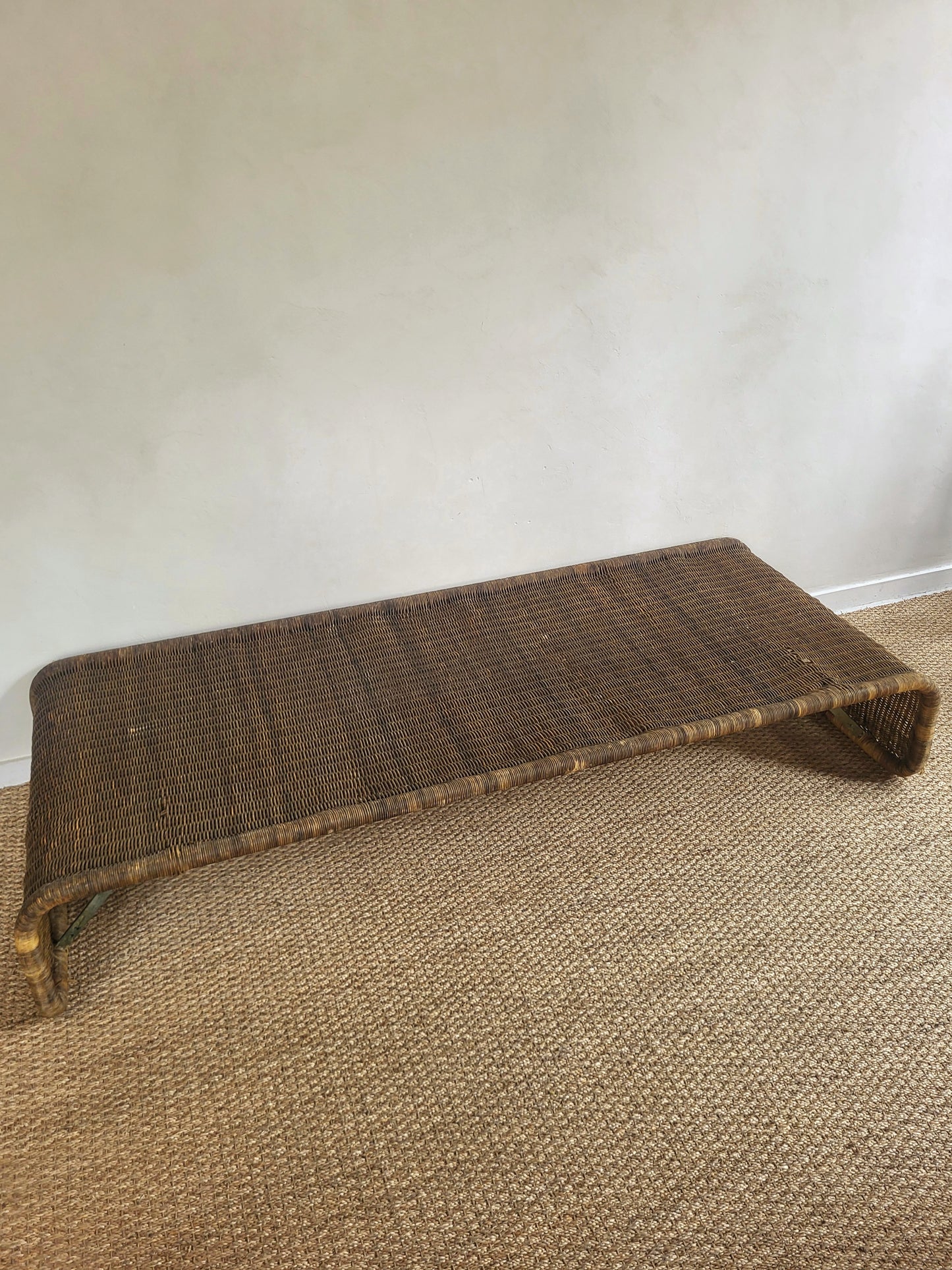 Table basse en osier