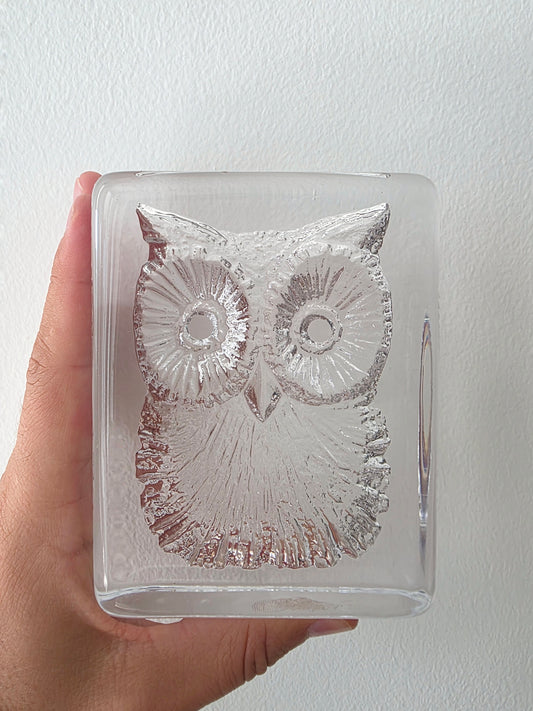 Chouette en cristal Daum France