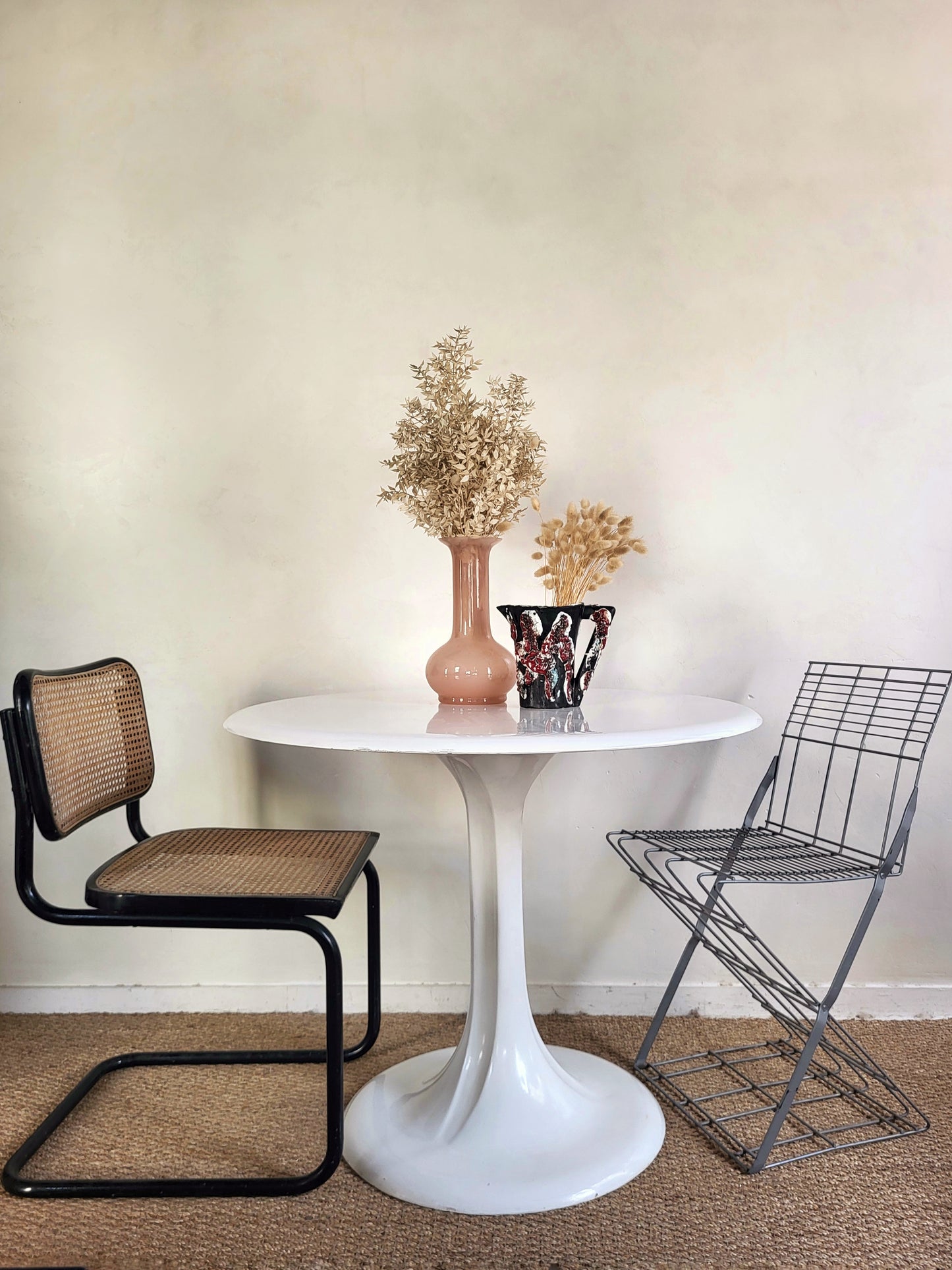 Table à manger ronde pied tulipe