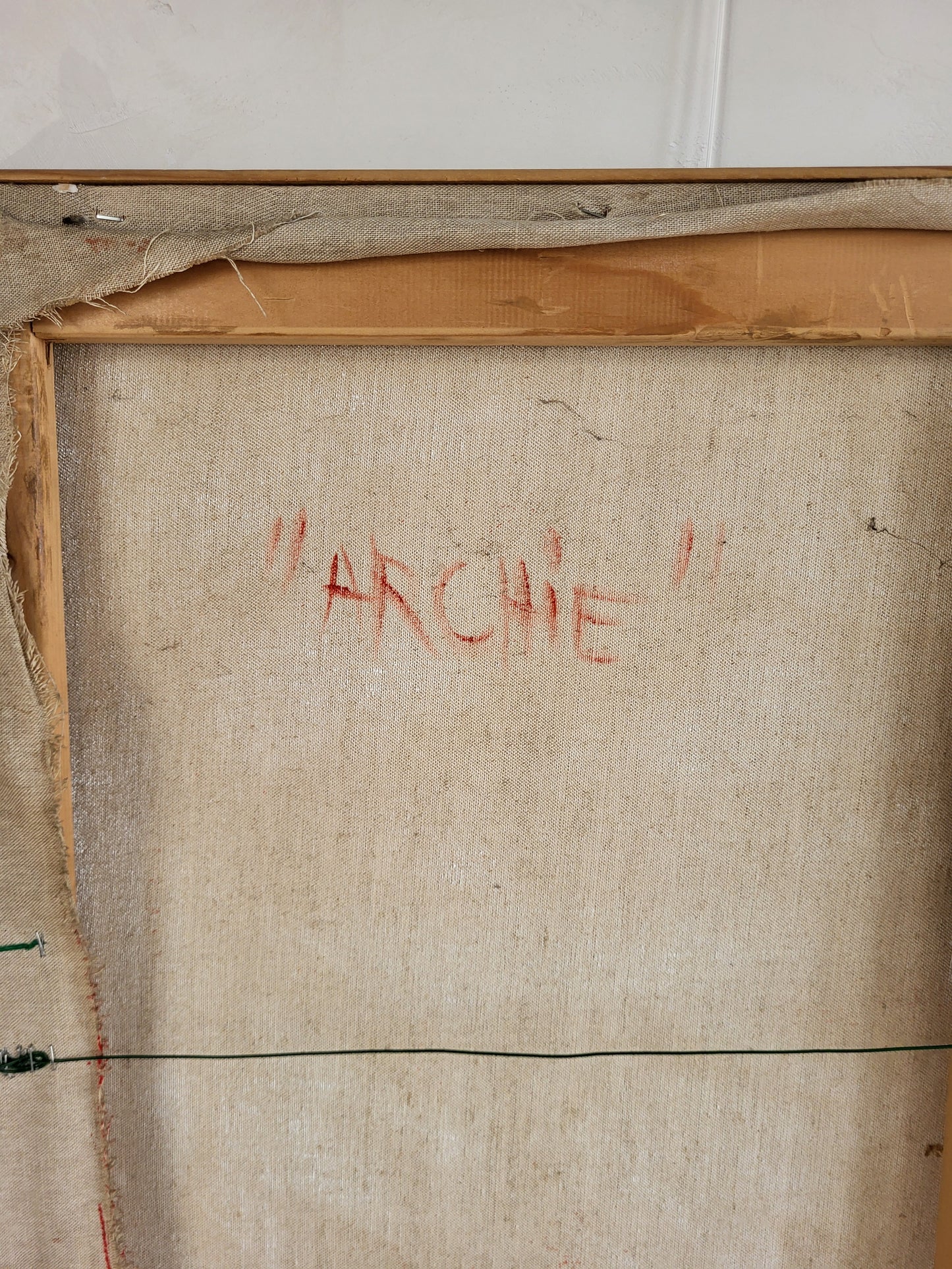 Toile abstraite "Archie", 1997