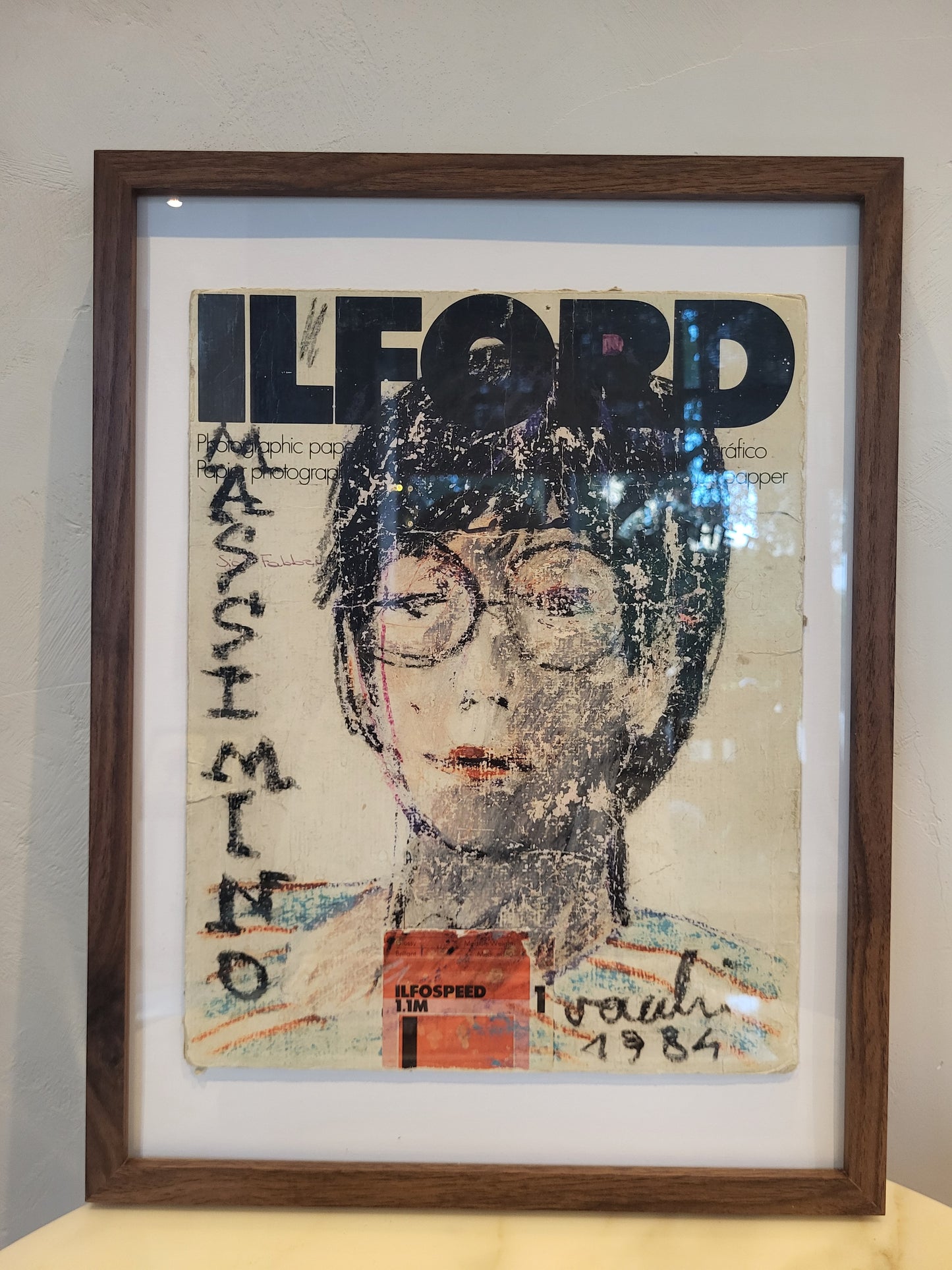 Portrait "Massimino" par Sergio Vacchi 1984