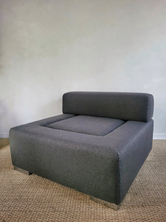 Fauteuil contemporain en tissu