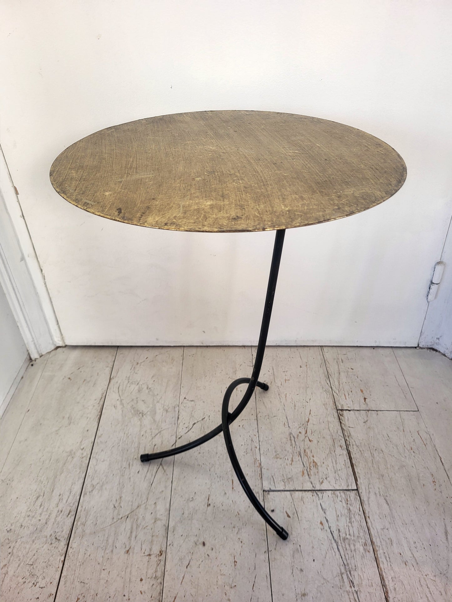 Table d'appoint 60s dorée