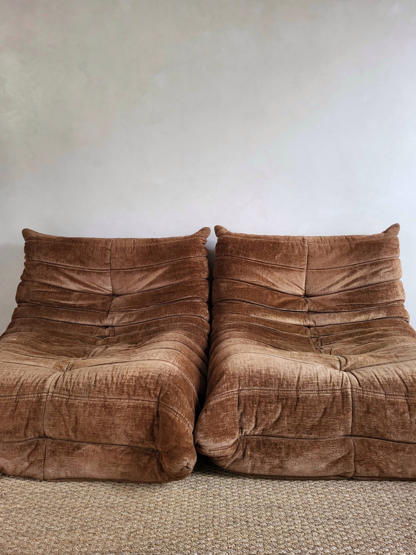 Fauteuil Togo en velours