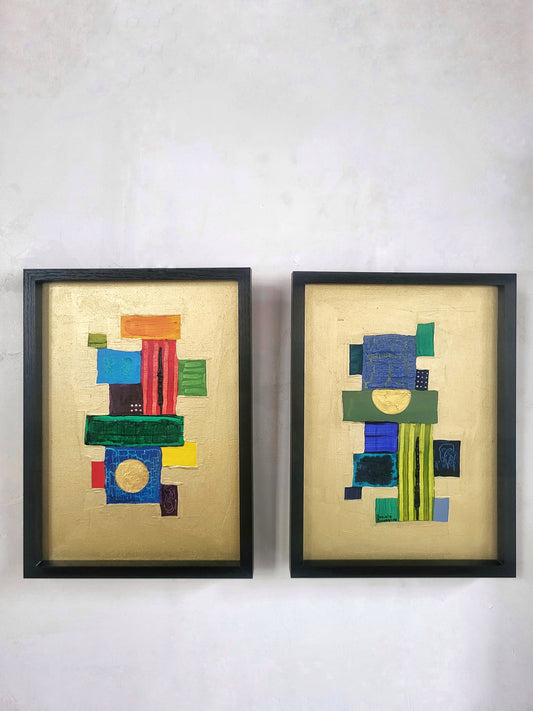 Duo de toiles par Ronald Boonacker