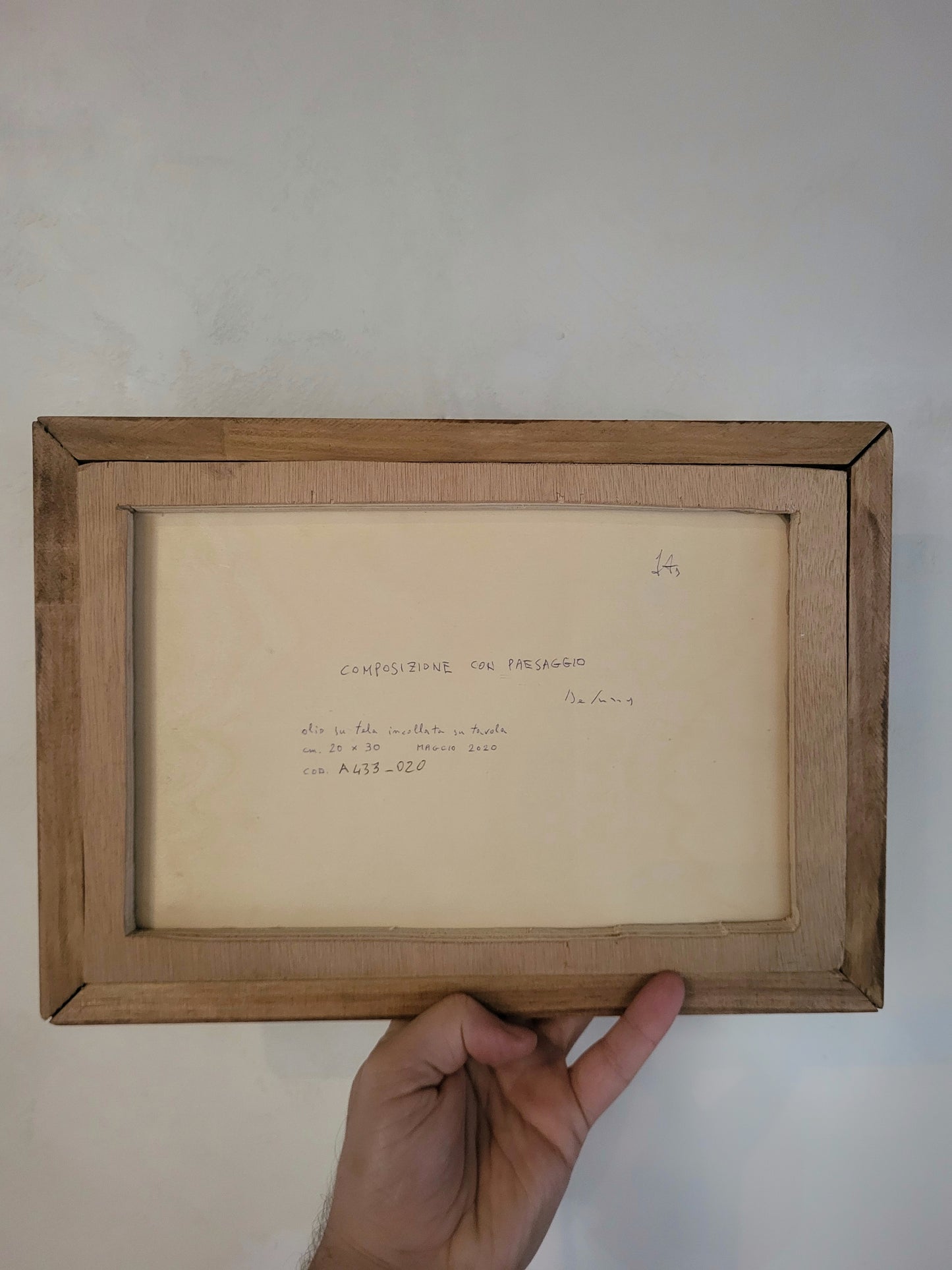 "Composizione con paesaggio" de Afolfo de Turris