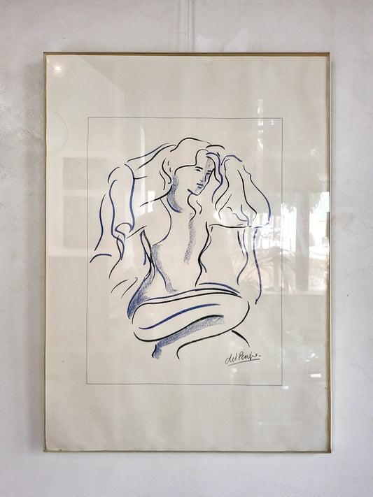 Affiche vintage encadrée