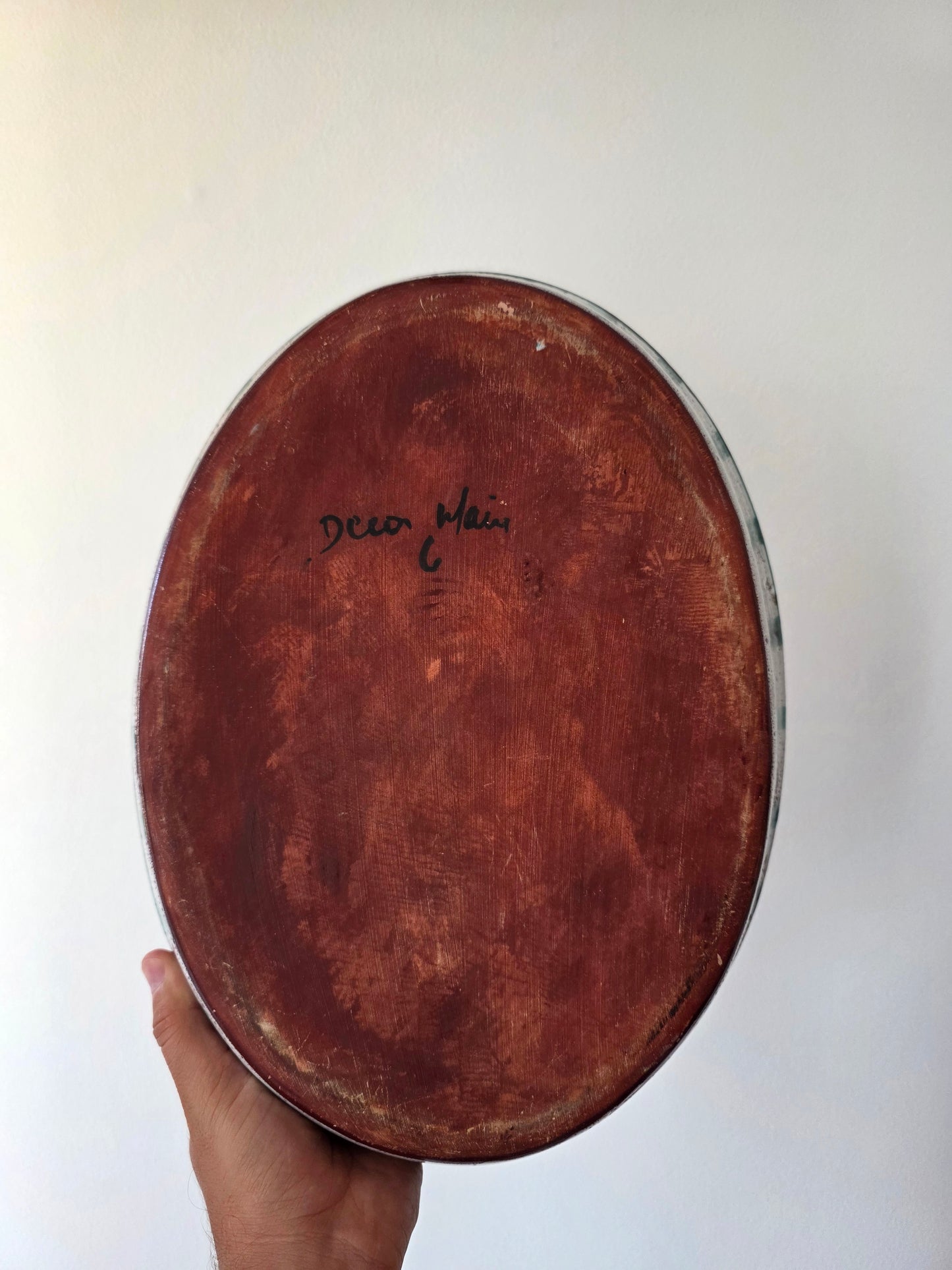 Grand plat façon Vallauris