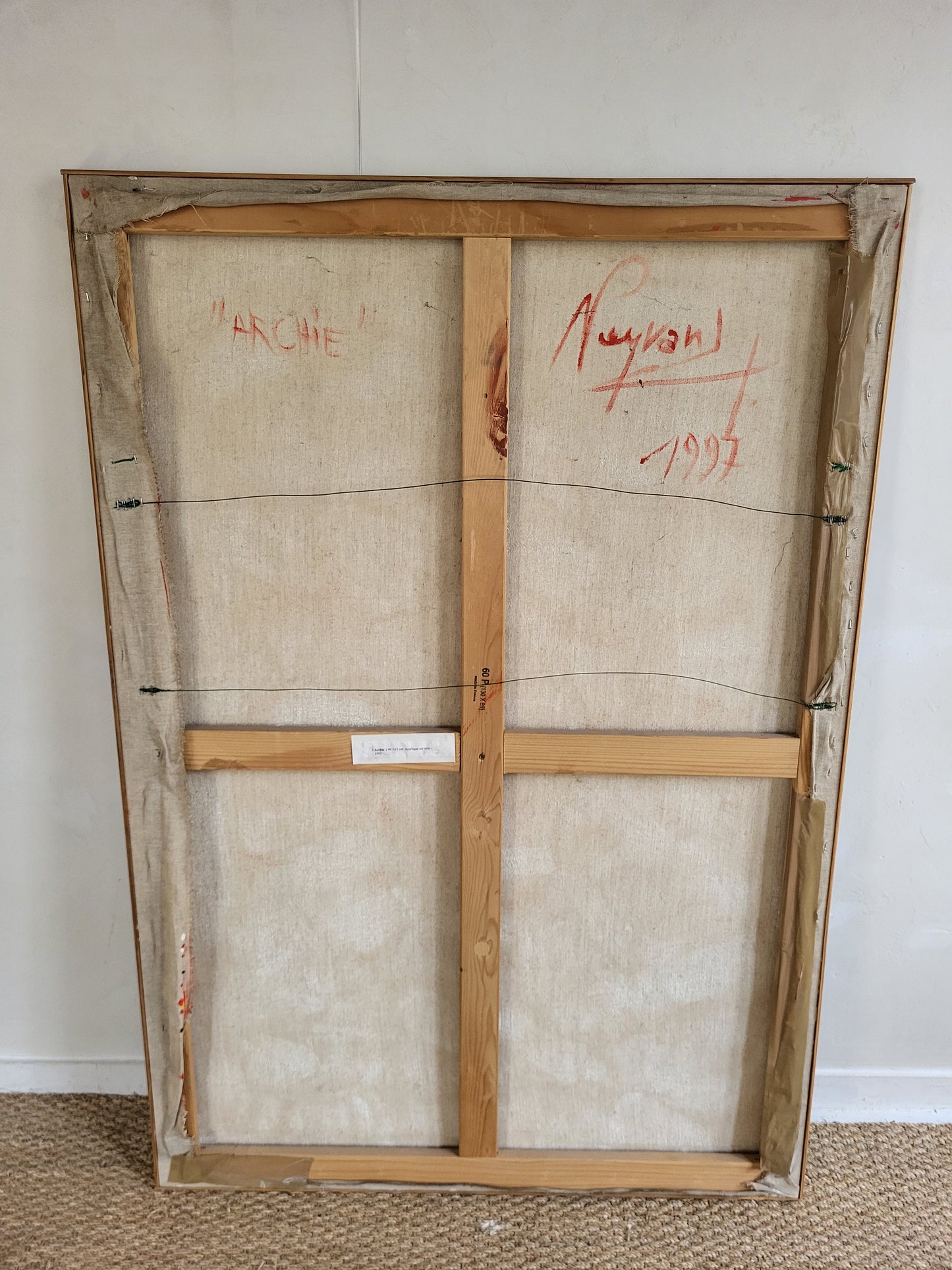 Toile abstraite "Archie", 1997