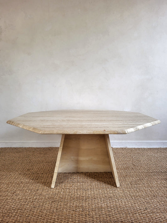 Table basse en travertin