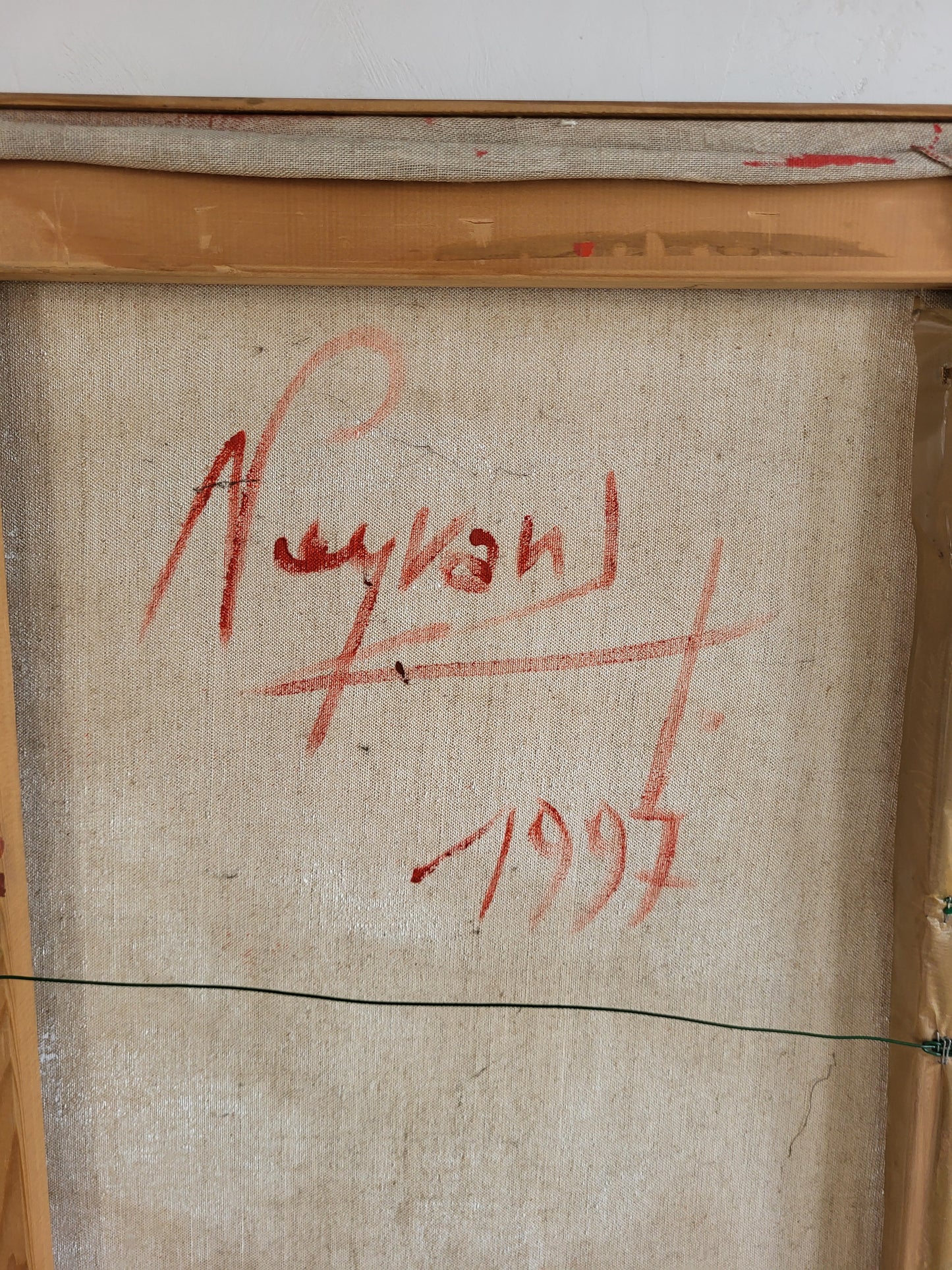 Toile abstraite "Archie", 1997