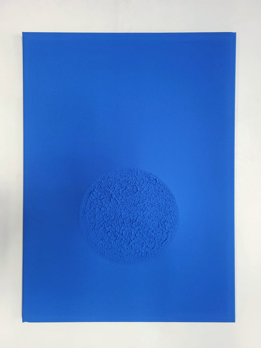 Oeuvre en relief Monocromo Blu 456 par Alessandro Alteo