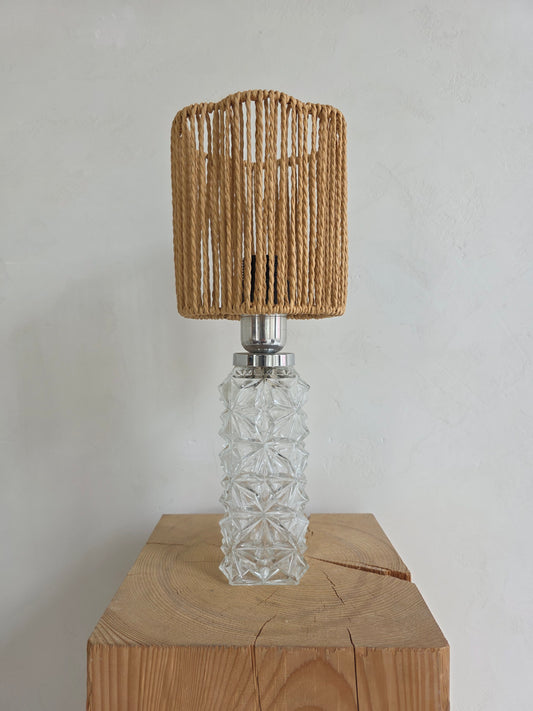 Petite lampe en verre