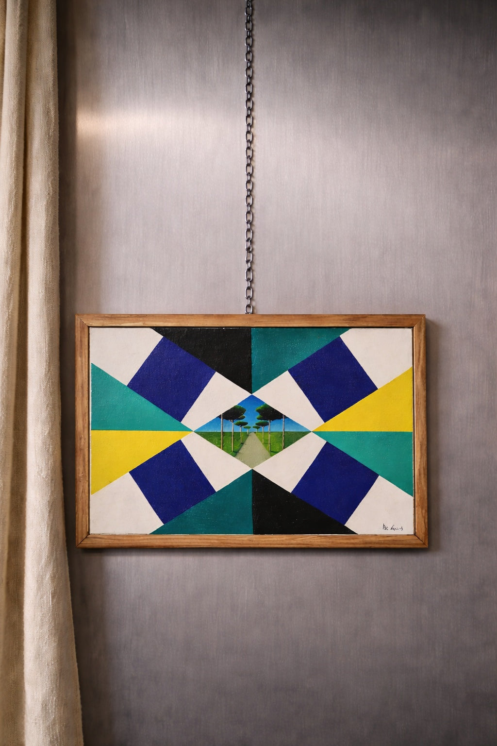 "Composizione con paesaggio" de Afolfo de Turris