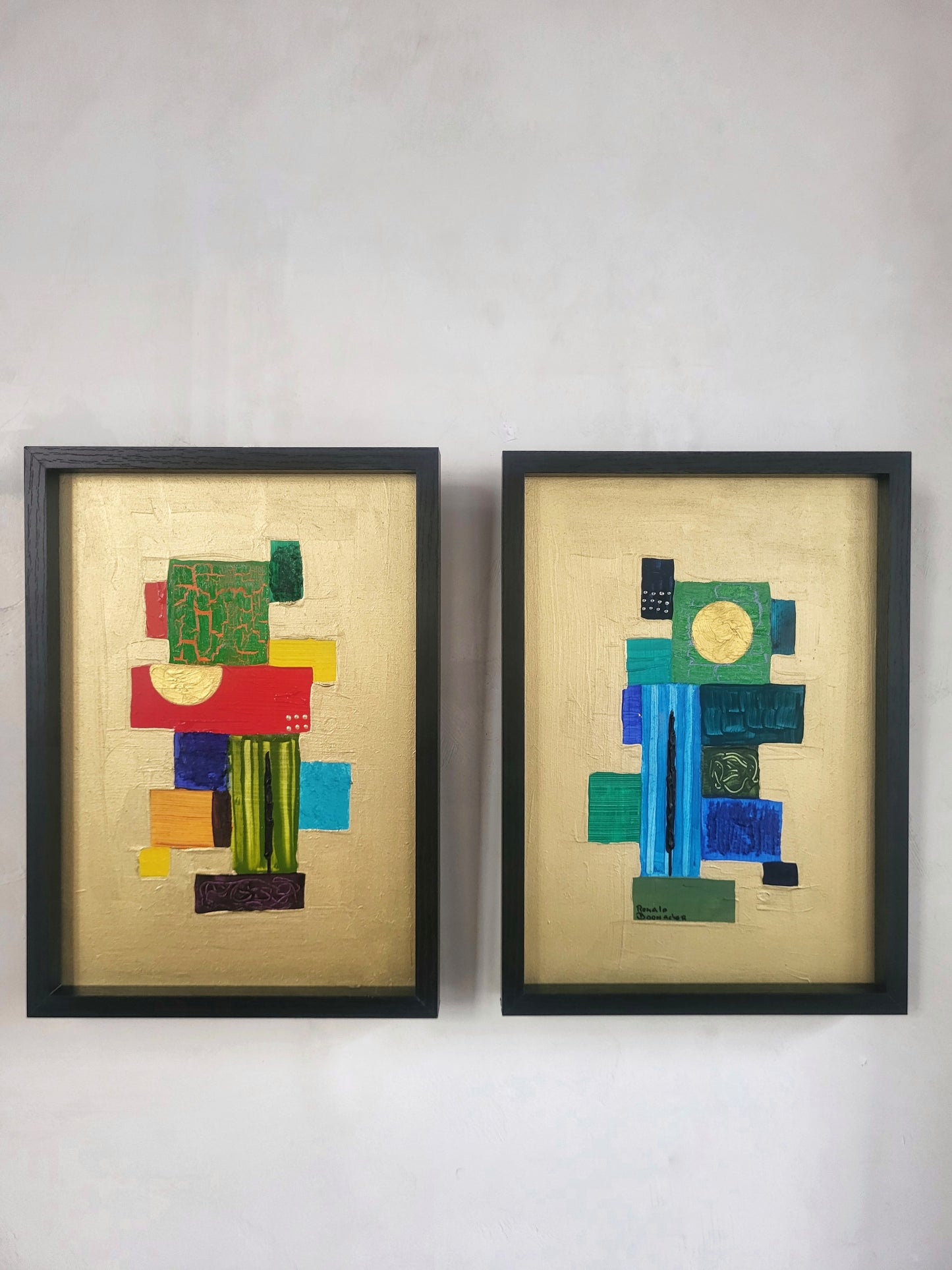 Duo de toiles par Ronald Boonacker II