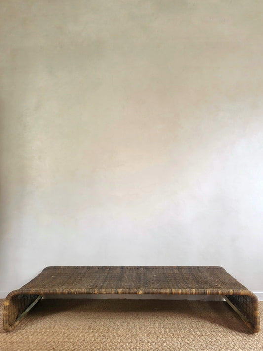 Table basse en osier