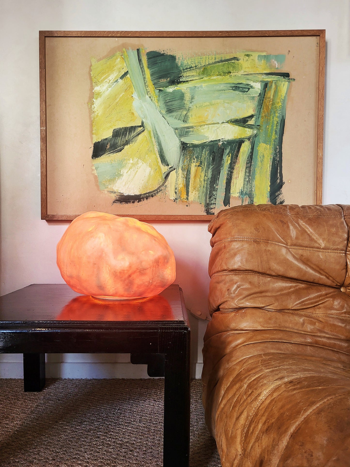 Huile abstraite d'Annie Favier