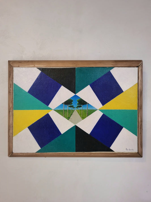 "Composizione con paesaggio" de Afolfo de Turris