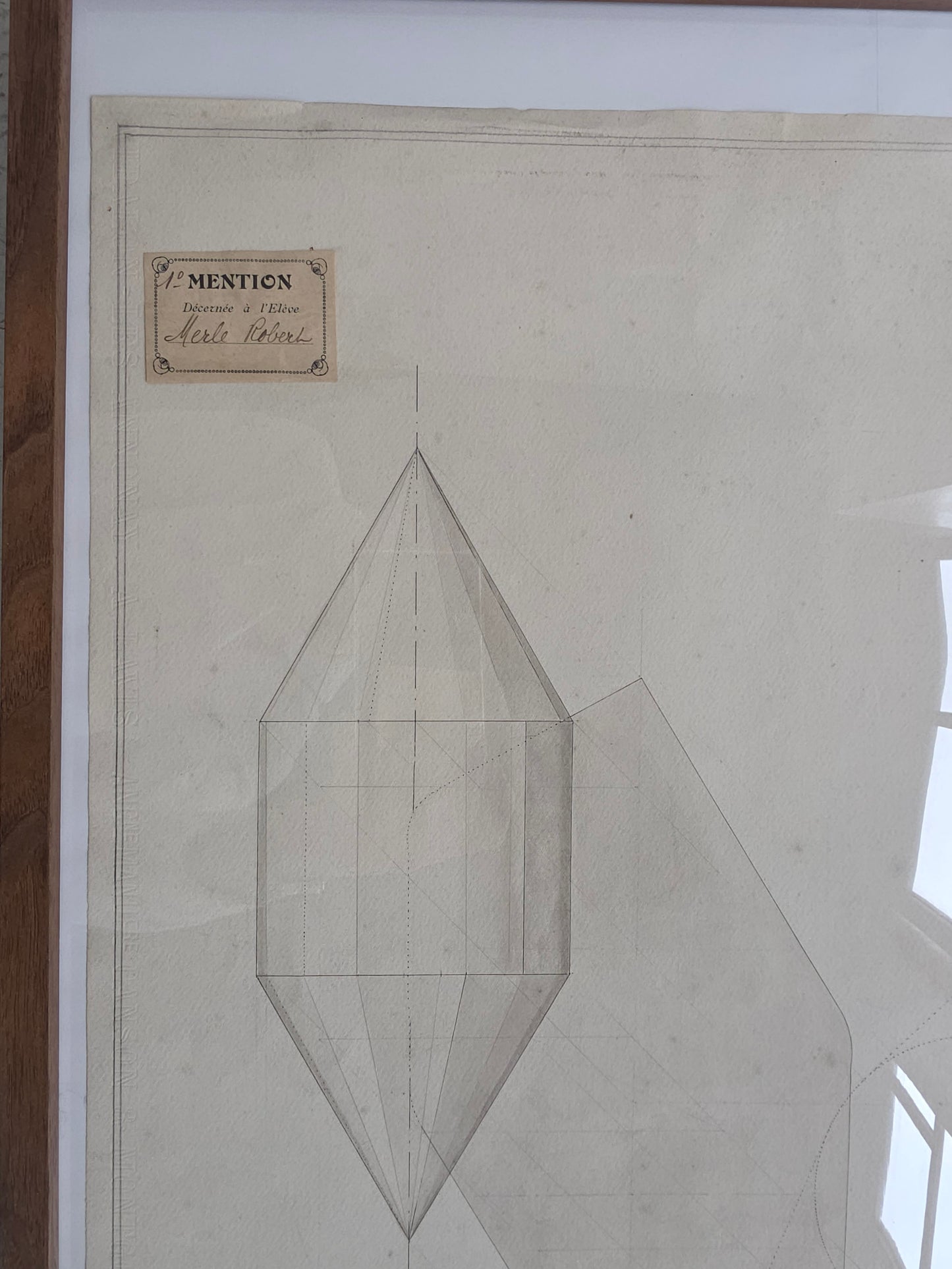 Dessin encadré "Ombres"