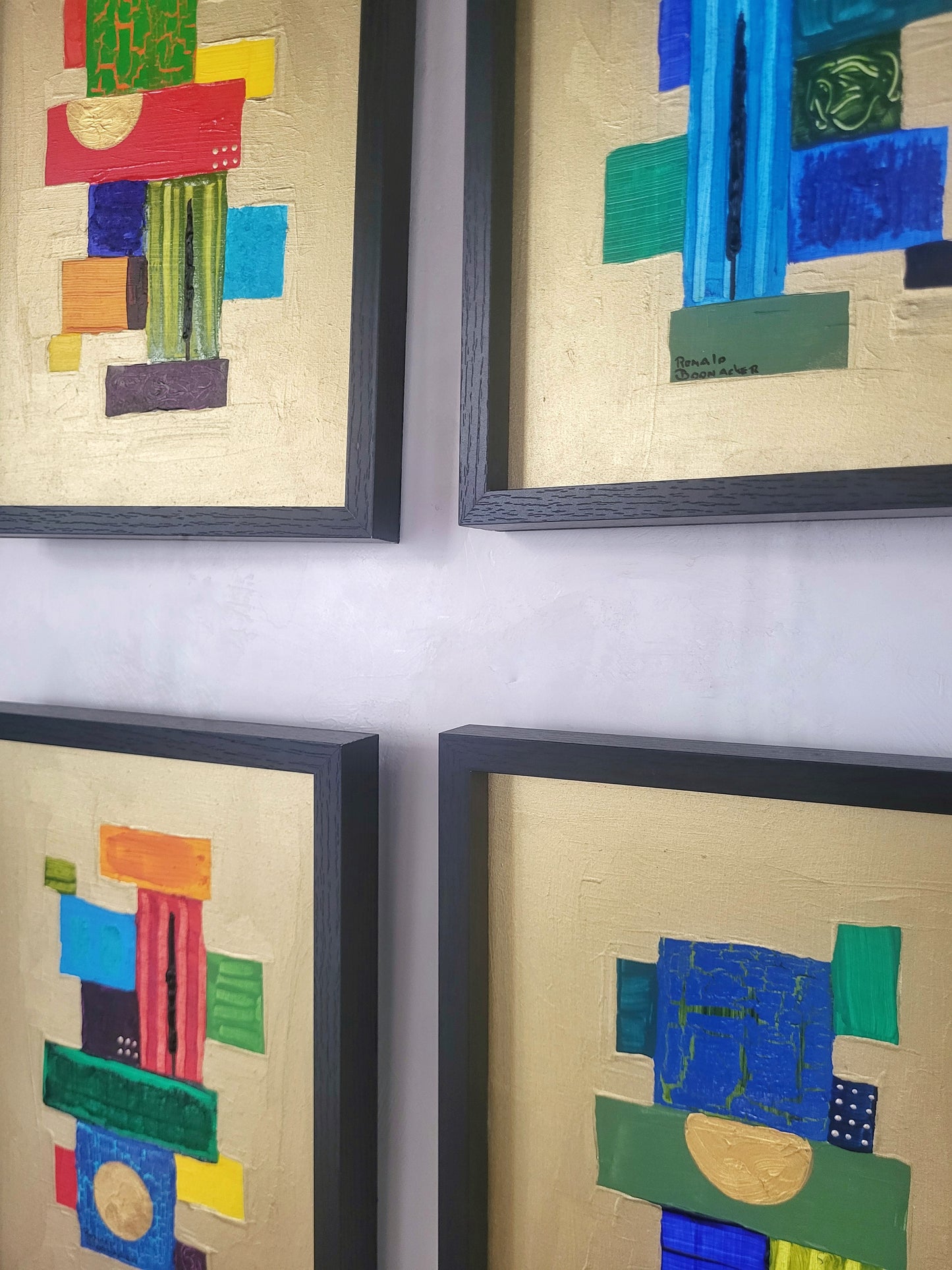 Duo de toiles par Ronald Boonacker II