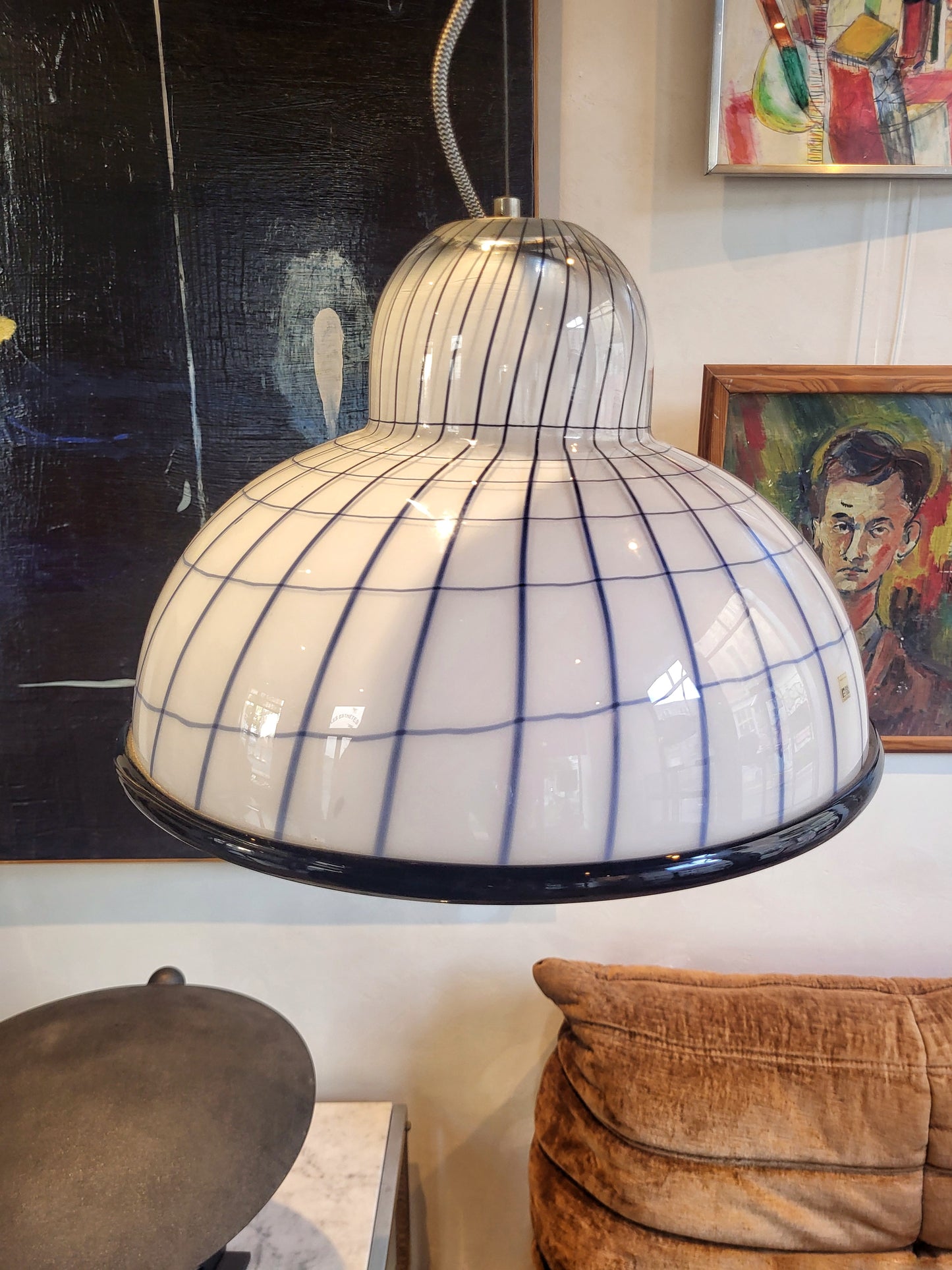 Suspension en verre Murano