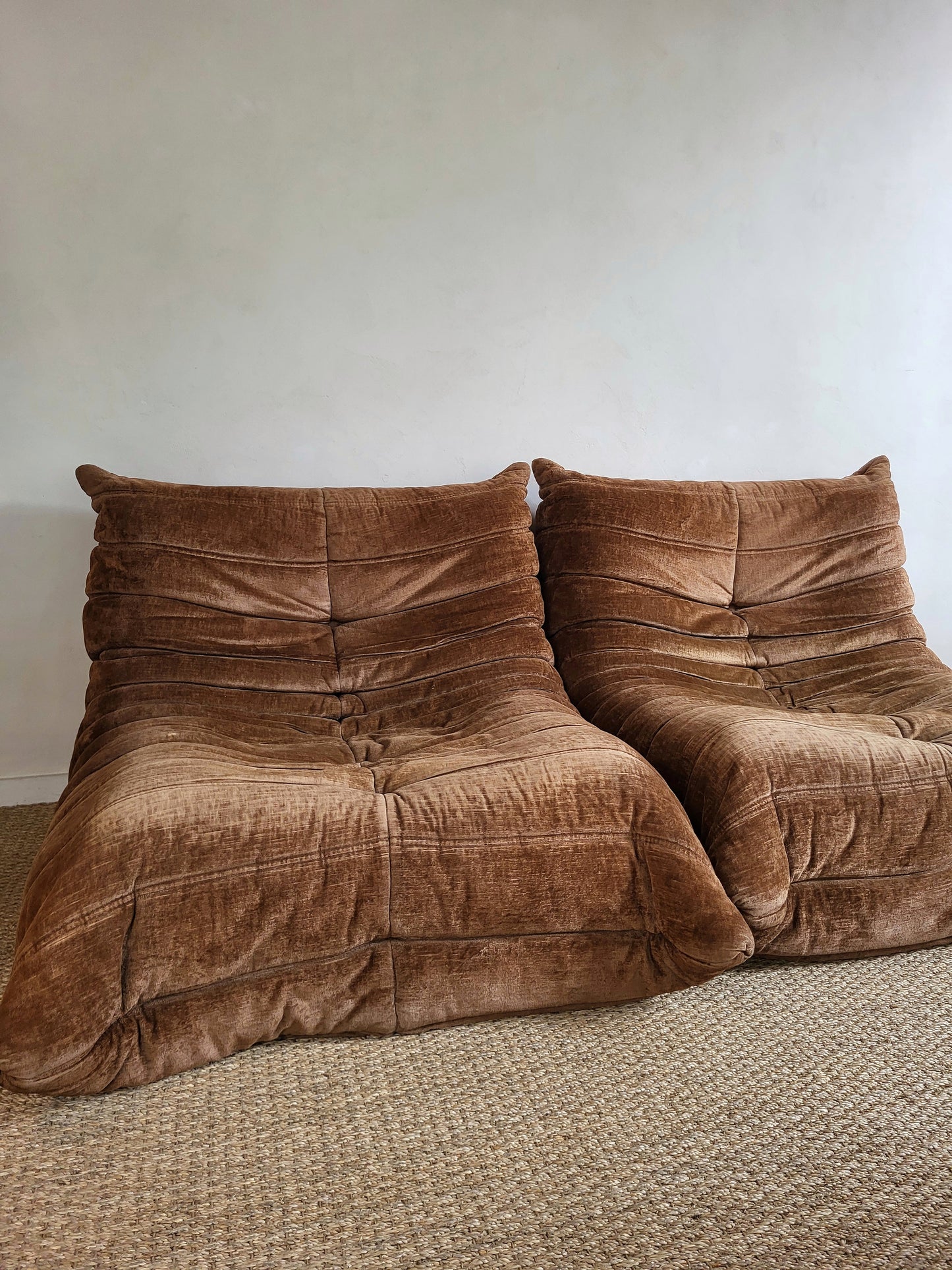 Fauteuil Togo en velours